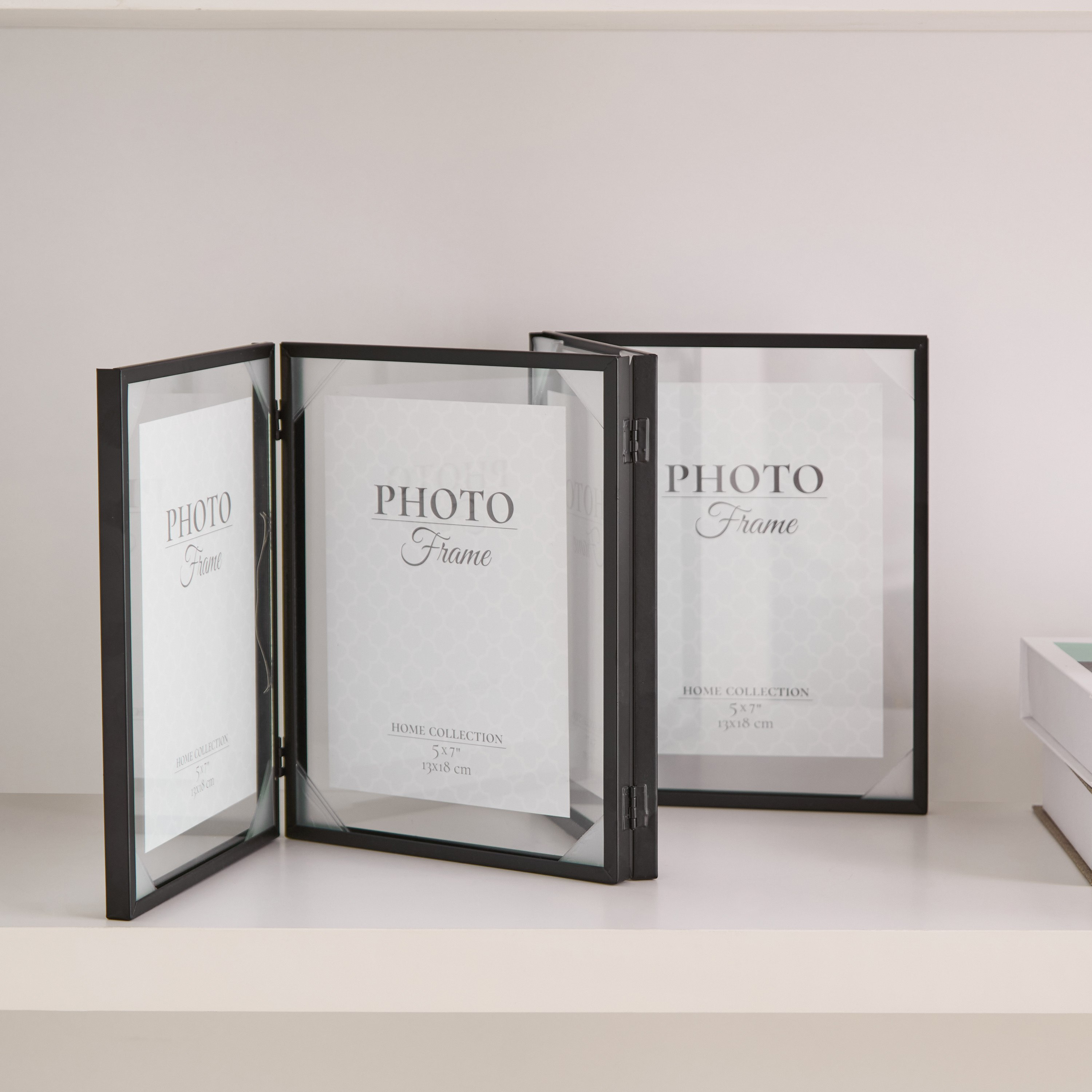 طقم برواز صور معدن قائم - 4 قطع 5x7 بوصة من إلبي- 73x23x1.1 سم-hbxdiningroom-decorandaccessories-photoframes-image-1