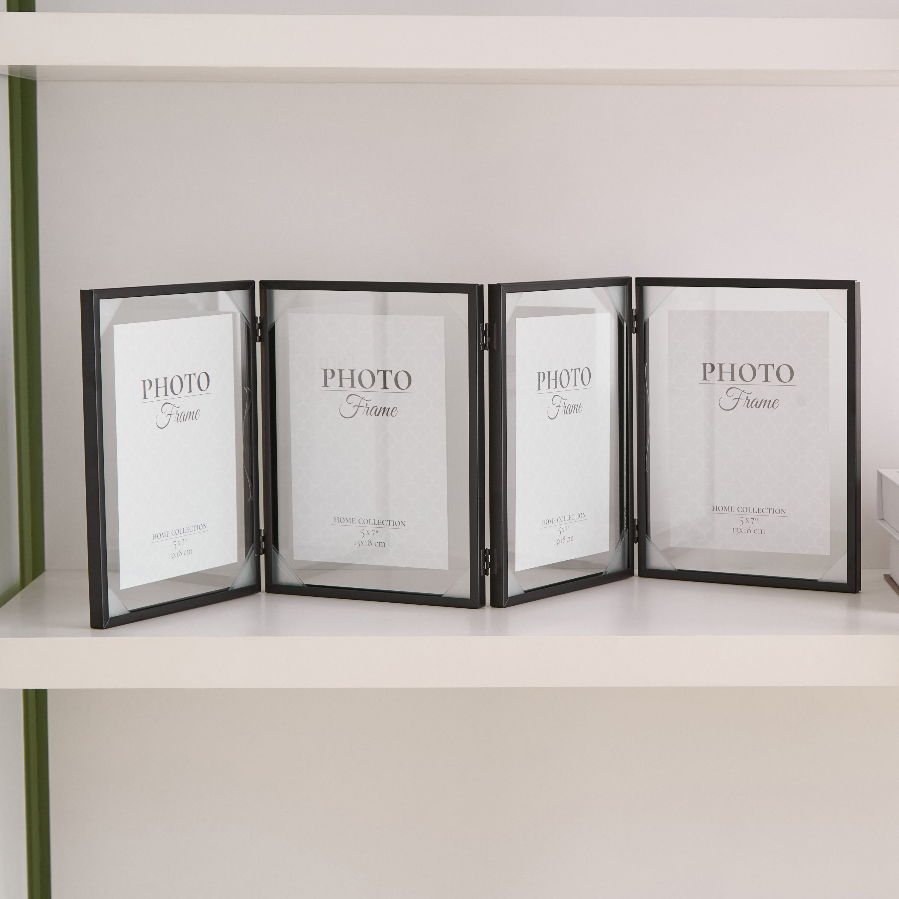 طقم برواز صور معدن قائم - 4 قطع 5x7 بوصة من إلبي- 73x23x1.1 سم-hbxdiningroom-decorandaccessories-photoframes-image-2