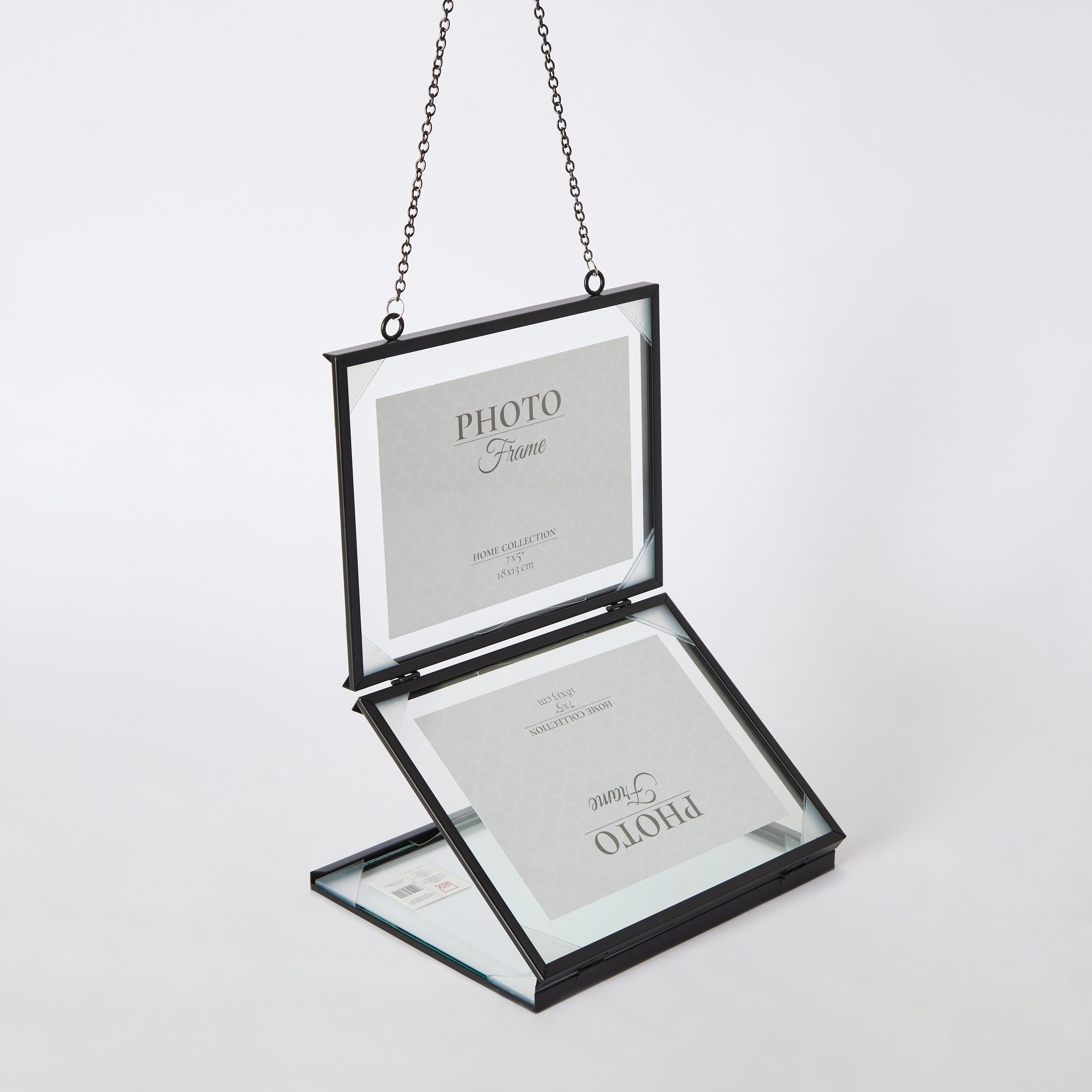 Elbe 3-Piece 5x7-inch Metal Hanging Photo Frame Set - 23x56x1.1 cm-hbxdiningroom-decorandaccessories-photoframes-image-5