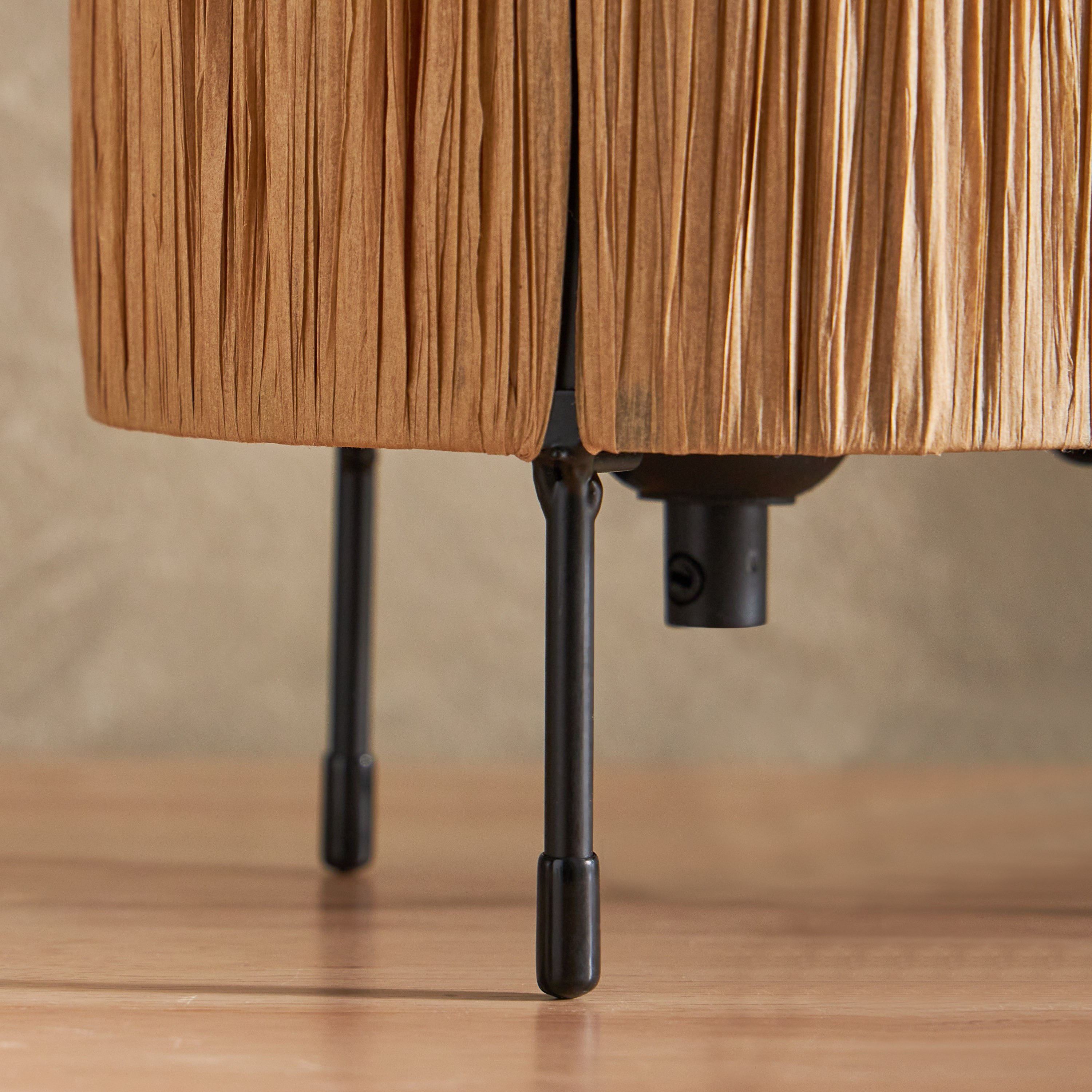 مصباح طاولة معدن مع غطاء حبل ورقي من إلبي - 16x16x26 سم-hbxlivingroom-lighting-tablelamps-image-4