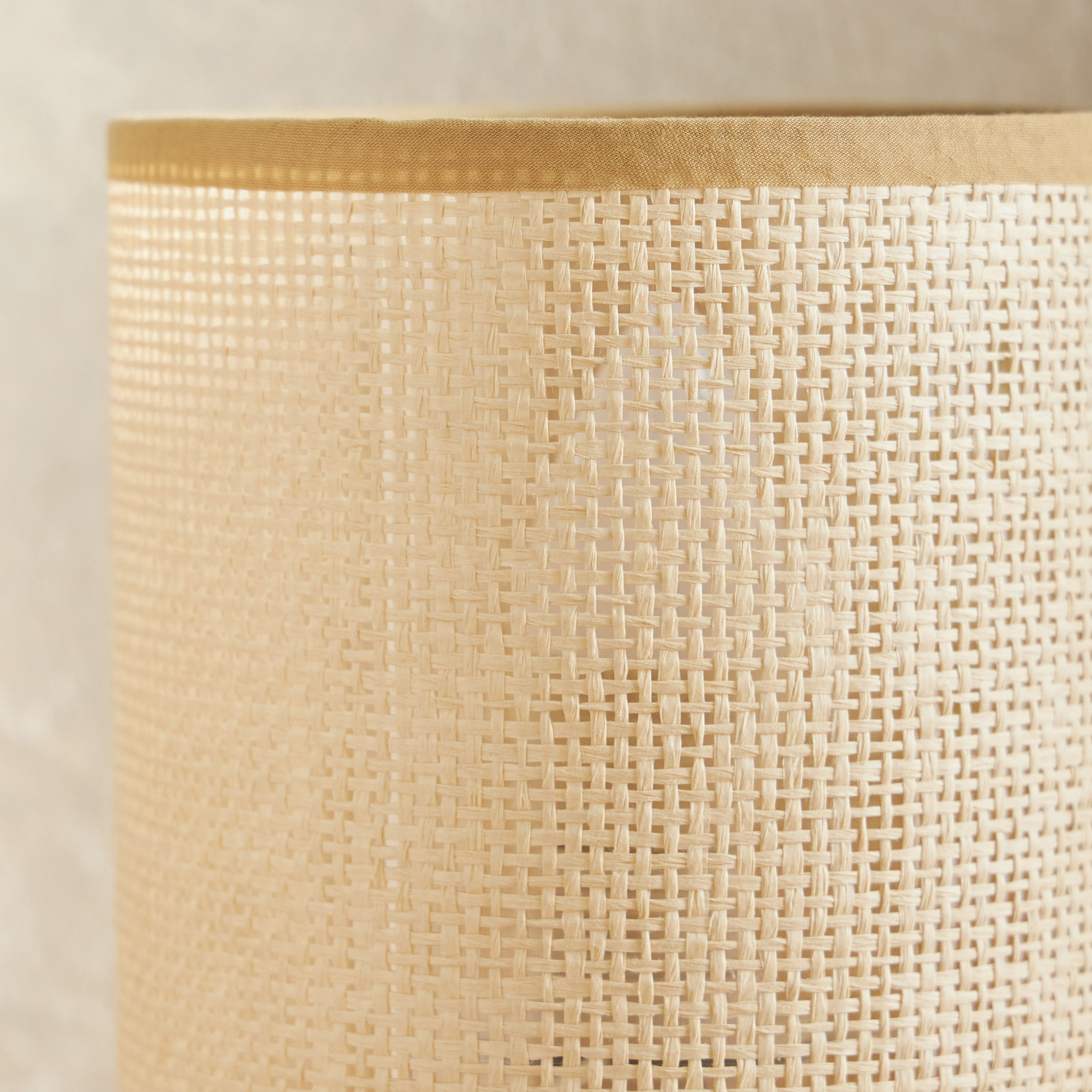 Elbe Wooden Table Lamp with Paper Rope Lampshade - 13x13x21 cm-hbxlivingroom-lighting-tablelamps-image-3