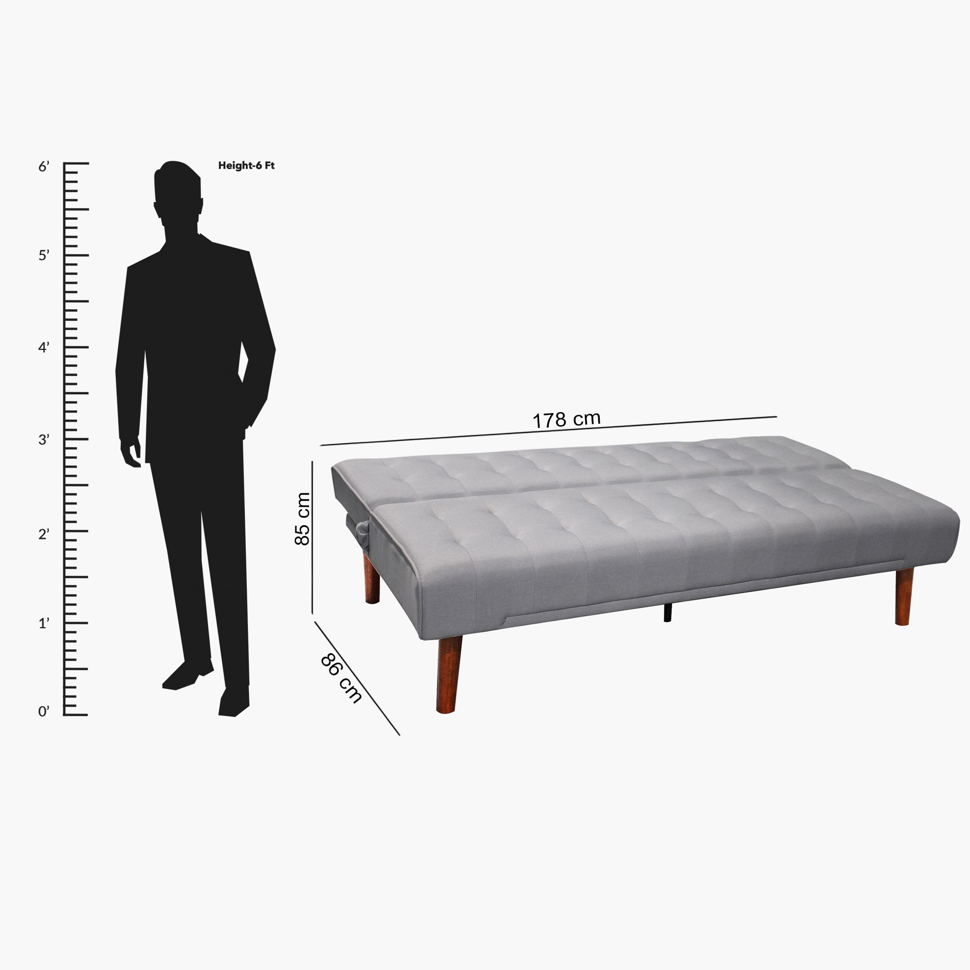كنبة سرير قماش 3 مقاعد من جيبسون-hbxfurniture-sofasandarmchairs-sofabeds-image-16