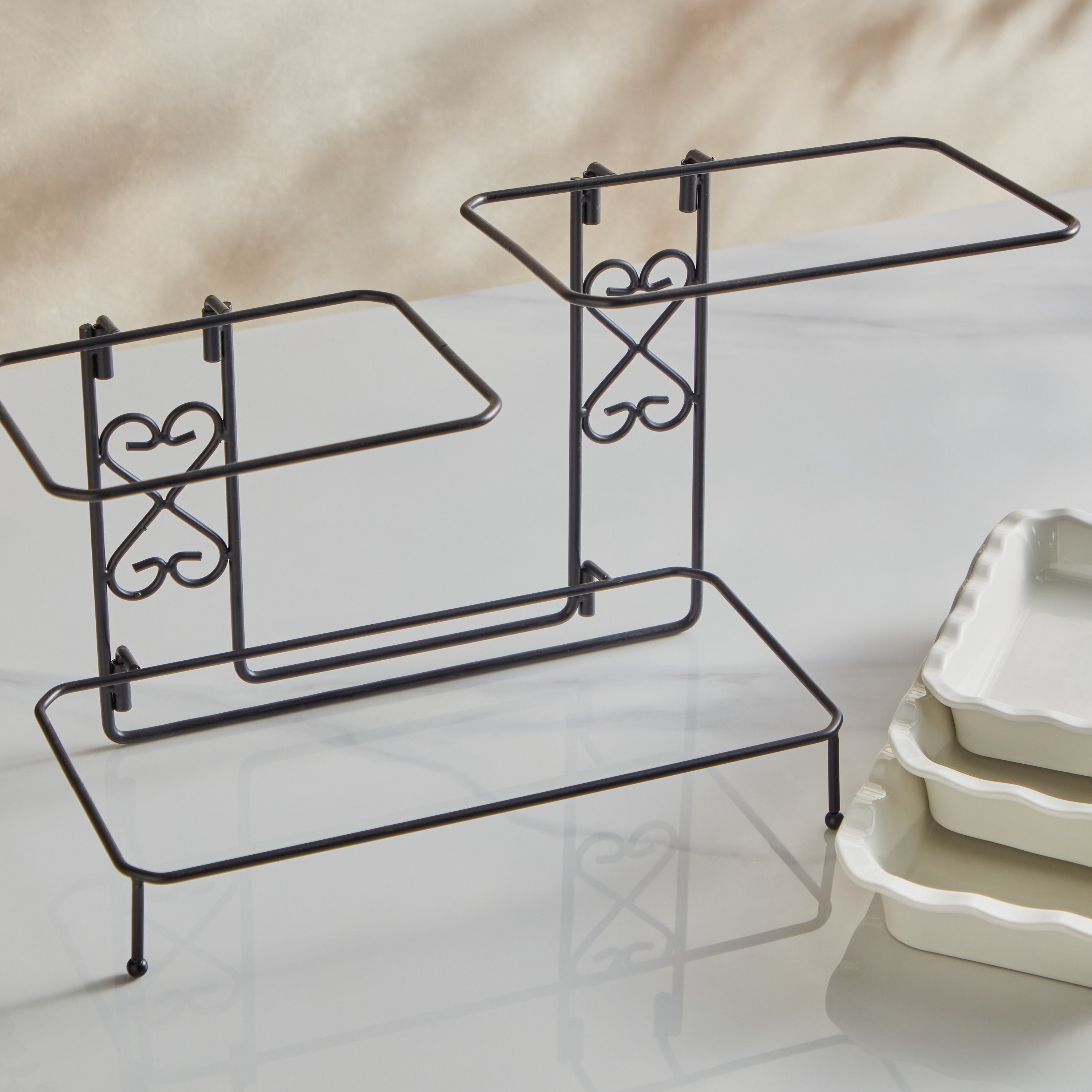 Nova 4-Piece Rectangular 3-Tier Serving Set-hbxdecorandfurnishings-tabletop-serveware-image-4