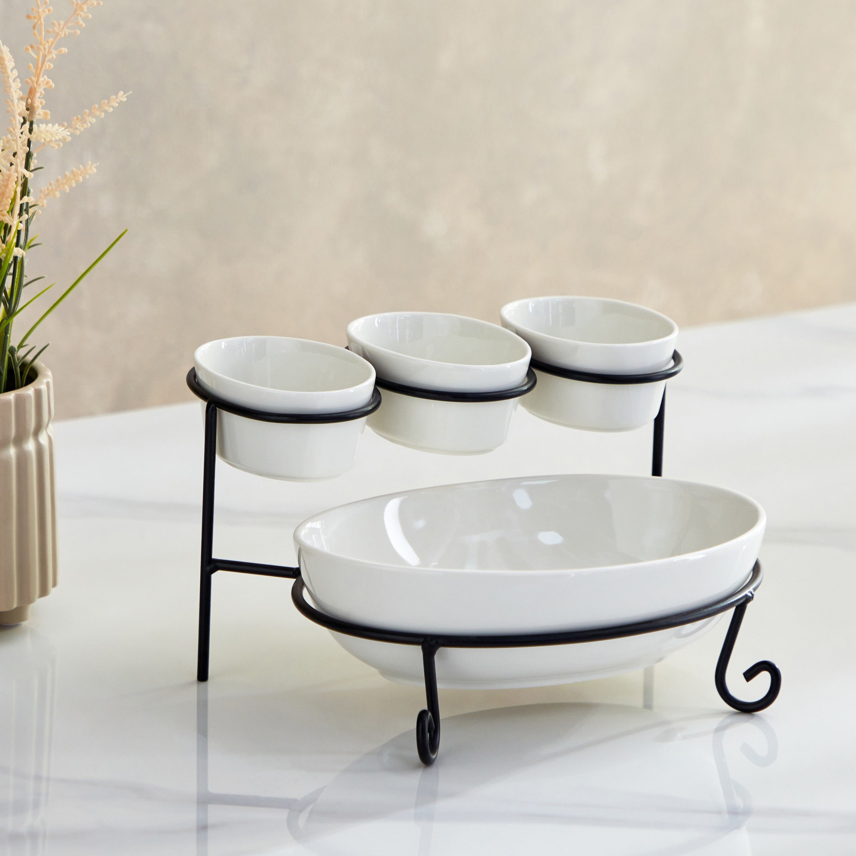 Nova 5-Piece Chip and Dip Set-hbxdecorandfurnishings-tabletop-serveware-image-2