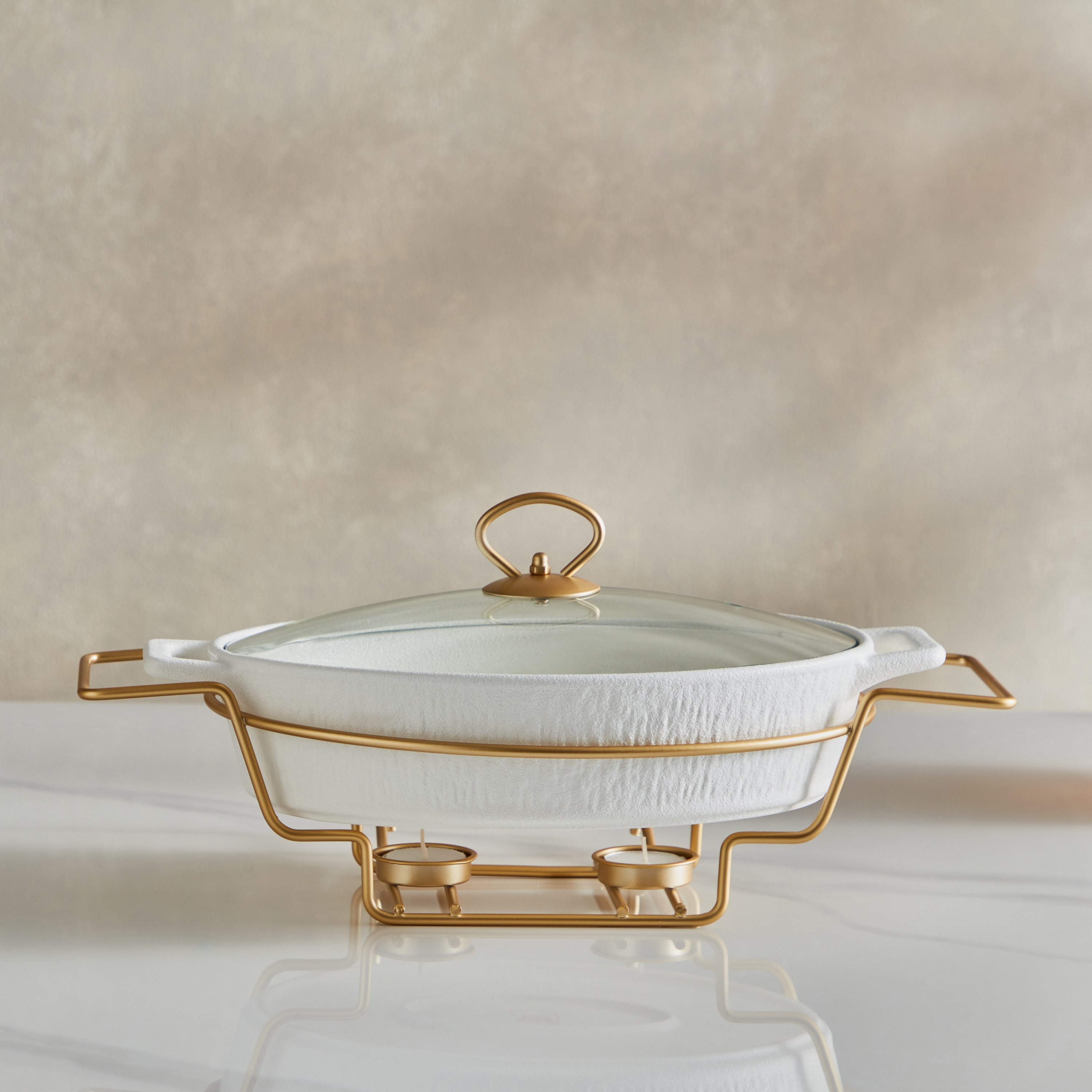 قدر بيضاوي لتسخين الطعام بحامل شمعة من سيلتيك-hbxdecorandfurnishings-tabletop-serveware-image-2