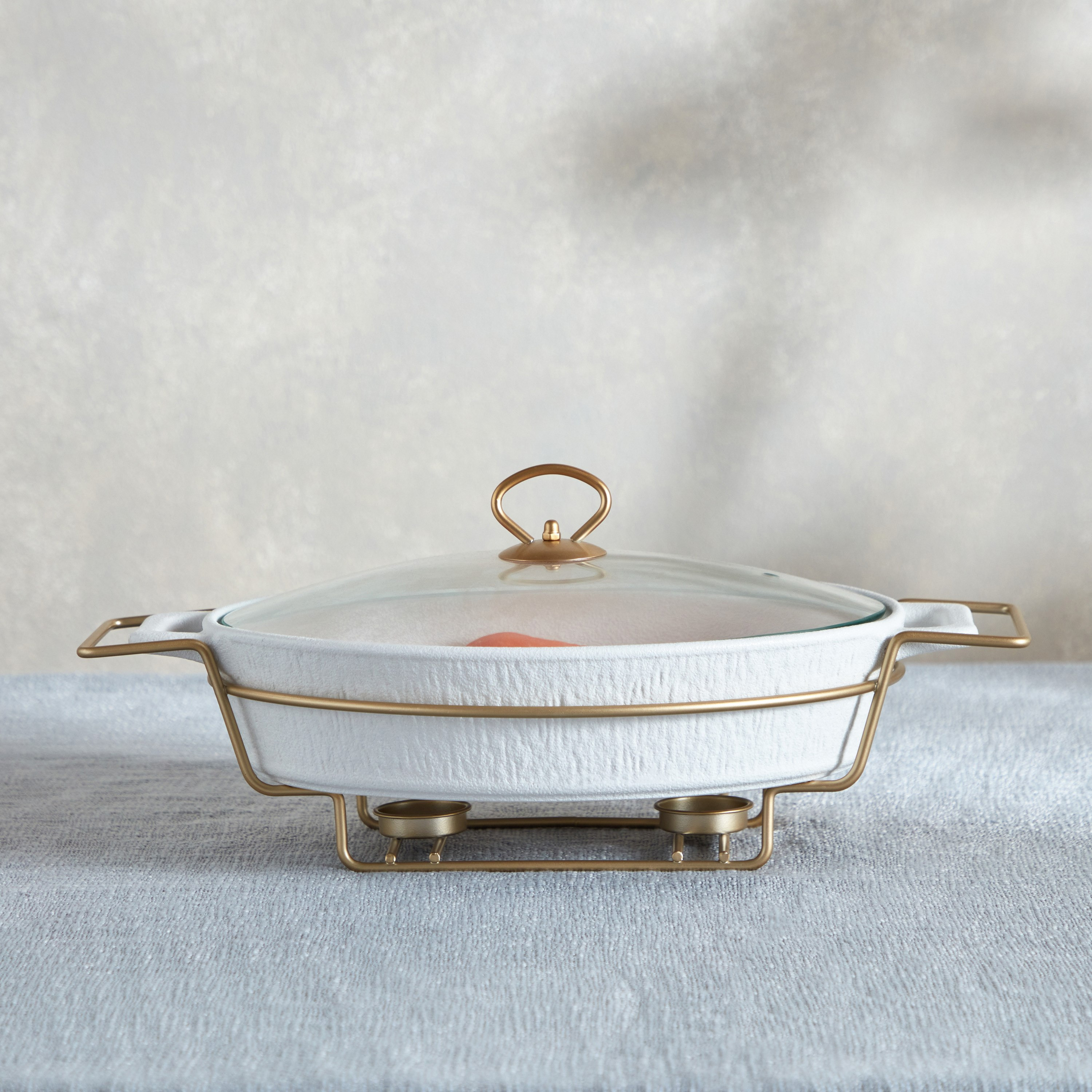 قدر بيضاوي لتسخين الطعام بحامل شمعة من سيلتيك-hbxdecorandfurnishings-tabletop-serveware-image-1