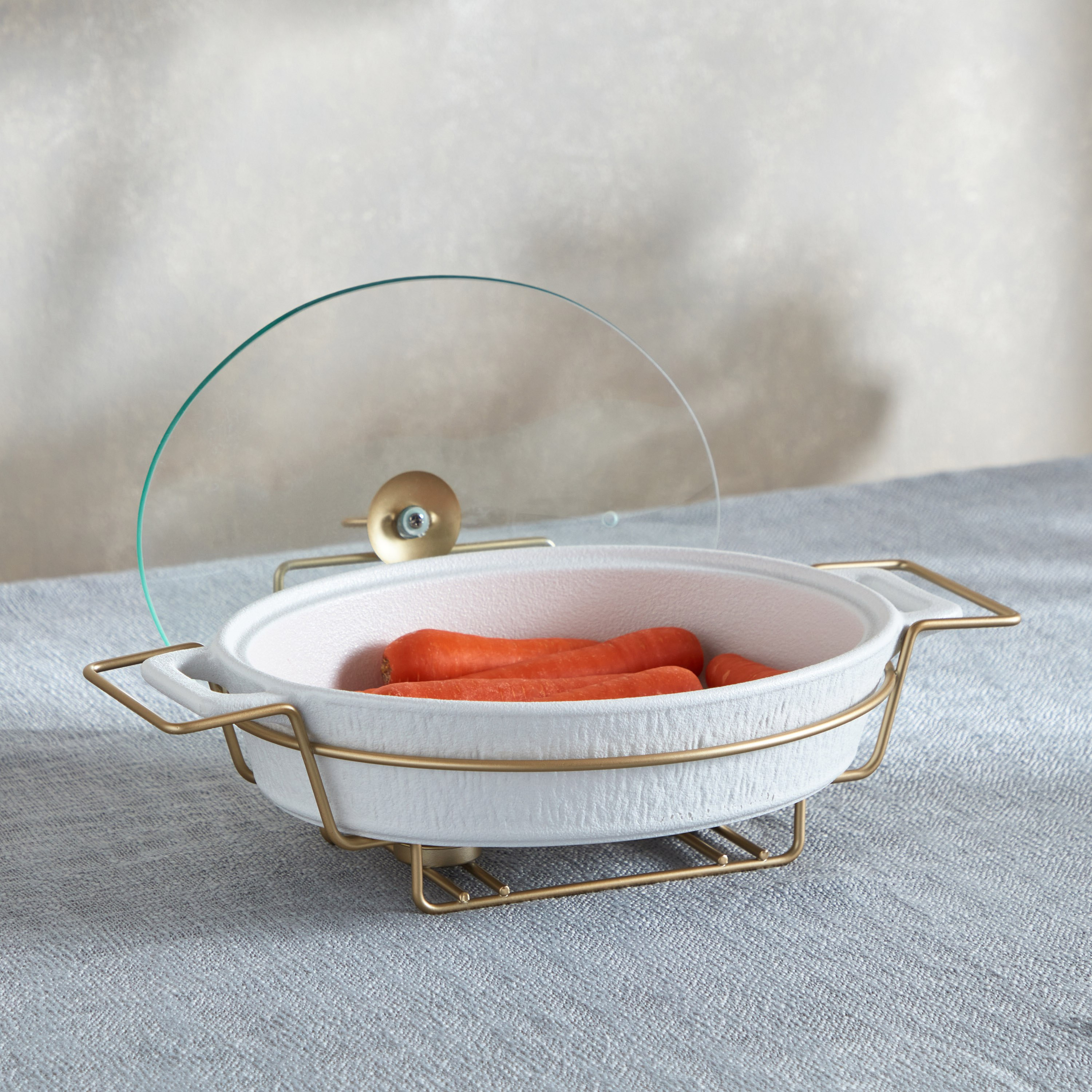 قدر بيضاوي لتسخين الطعام بحامل شمعة من سيلتيك-hbxdecorandfurnishings-tabletop-serveware-image-2
