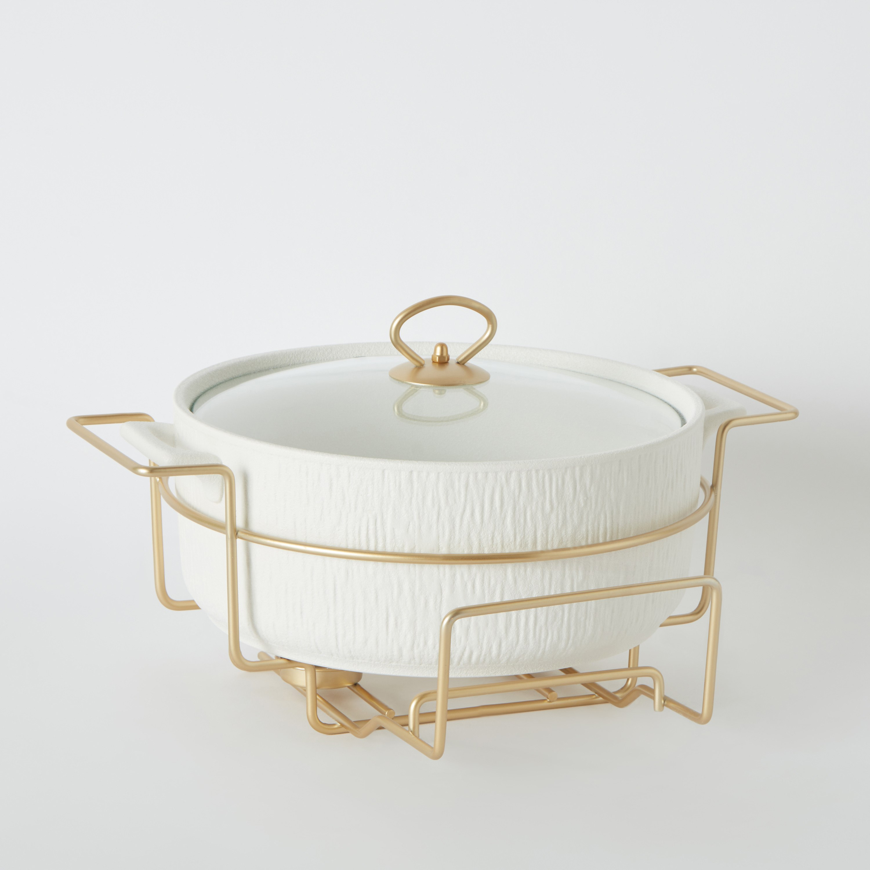Celtic Round Casserole with Candle Stand-hbxdecorandfurnishings-tabletop-serveware-image-9