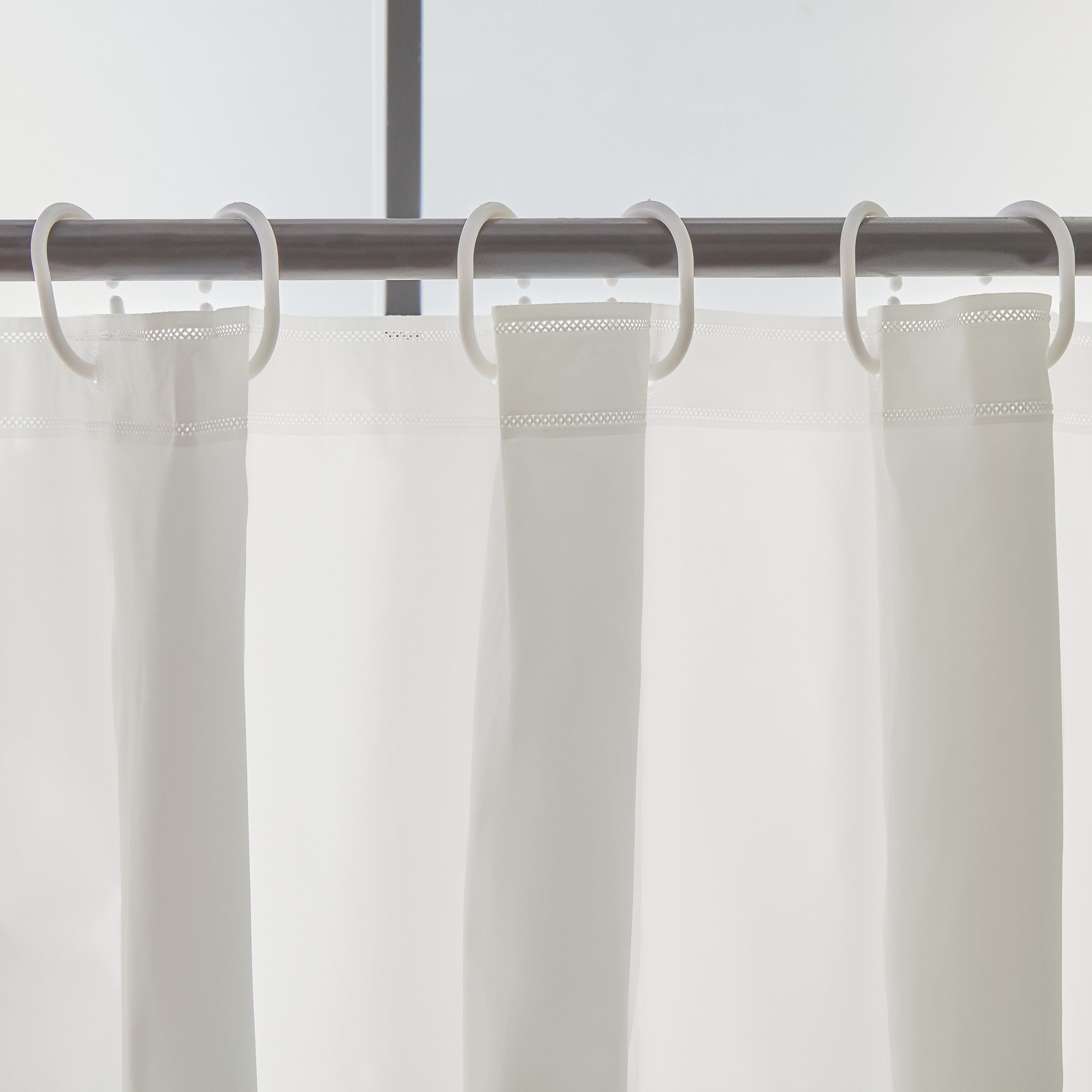 ستارة استحمام ثلاثية الأبعاد مع 12 خطاف C من فييستا - 180x200 سم-hbxhomeware-hbxbathroom-image-2