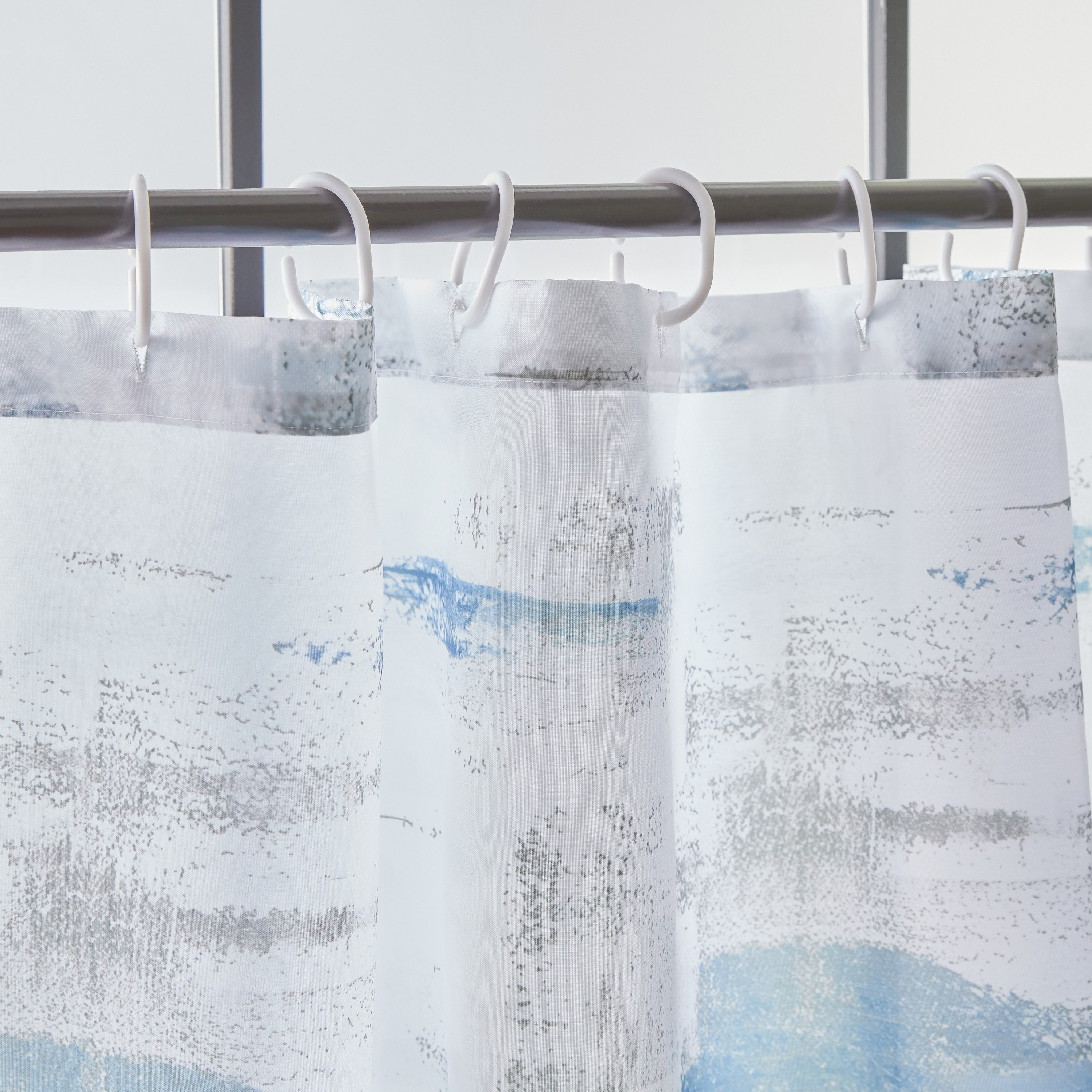 Frida Polyester Shower Curtain With 12 Hooks 180 x 180 cm-PROMO_HB_AE_B1G1_250925-image-2