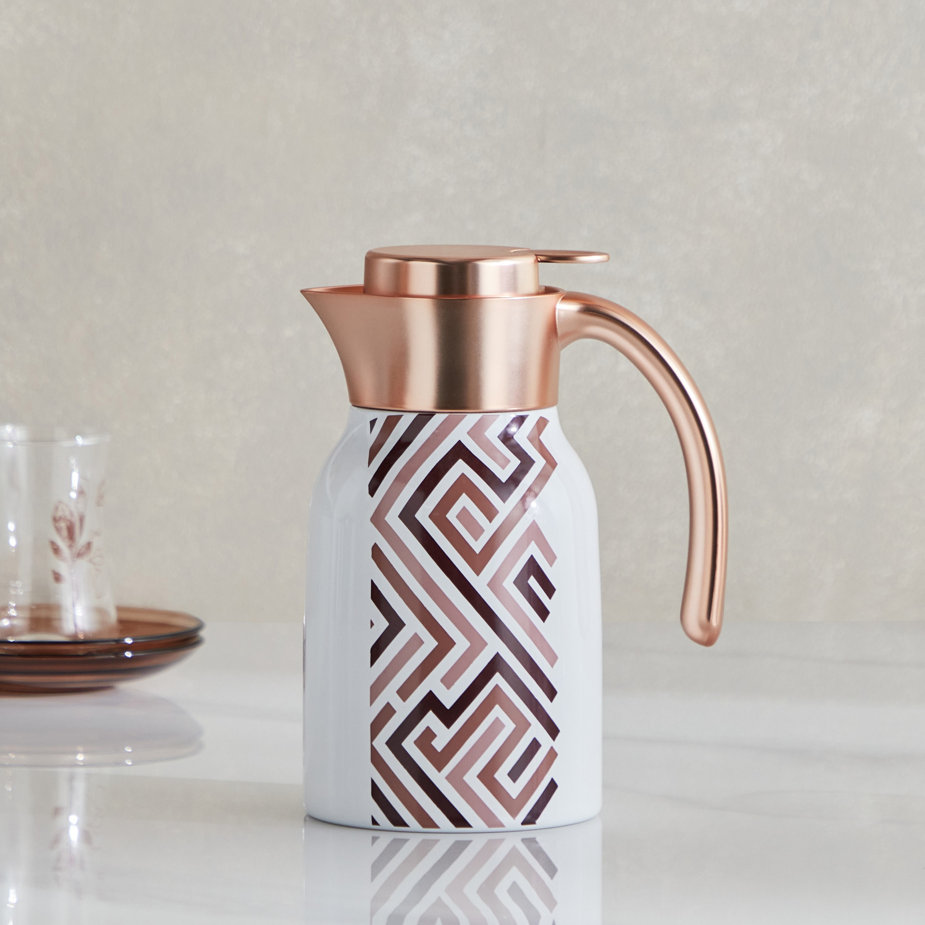 Ridge Steel Hot and Cold Tangle Vacuum Flask - 1 L-hbxhomeware-hbxkitchen-image-1