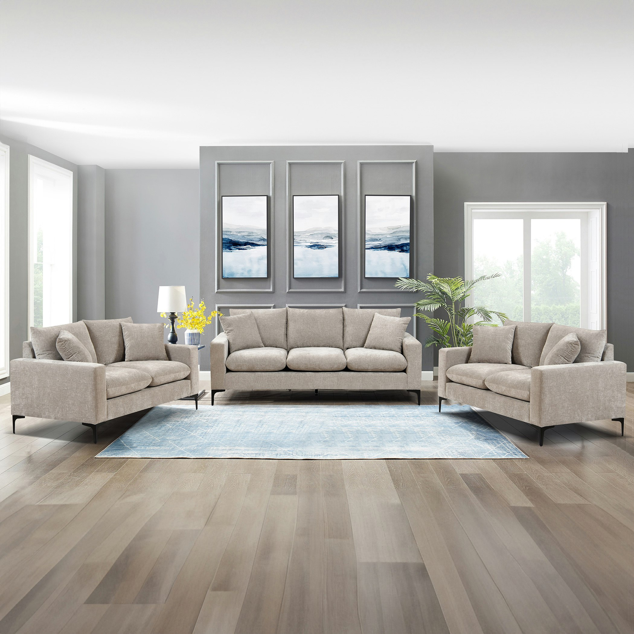 كنبة قماش مقعدين مع وسادتين من هوجو-hbxlivingroom-sofasandarmchairs-sofas-image-9