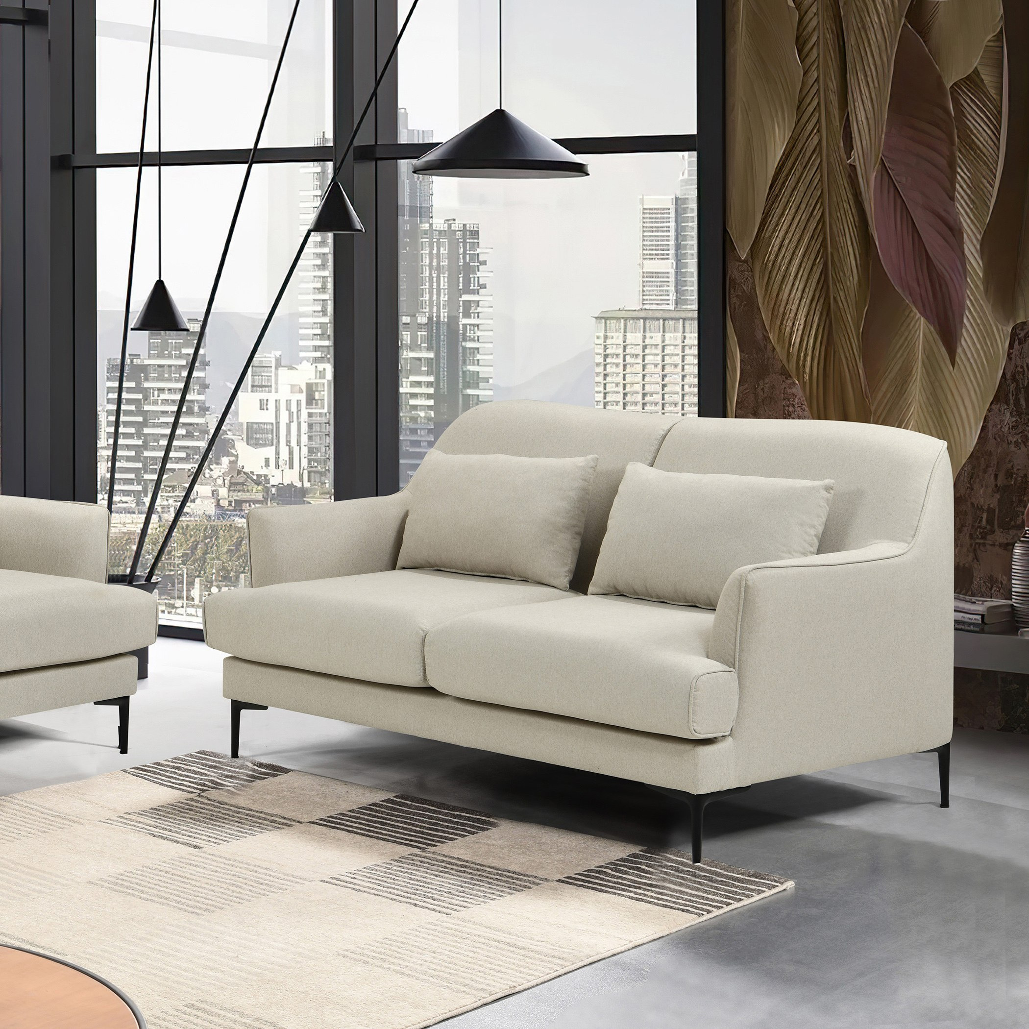 كنبة قماش مقعدين مع وسادتين من نيرو-hbxlivingroom-sofasandarmchairs-sofas-image-1