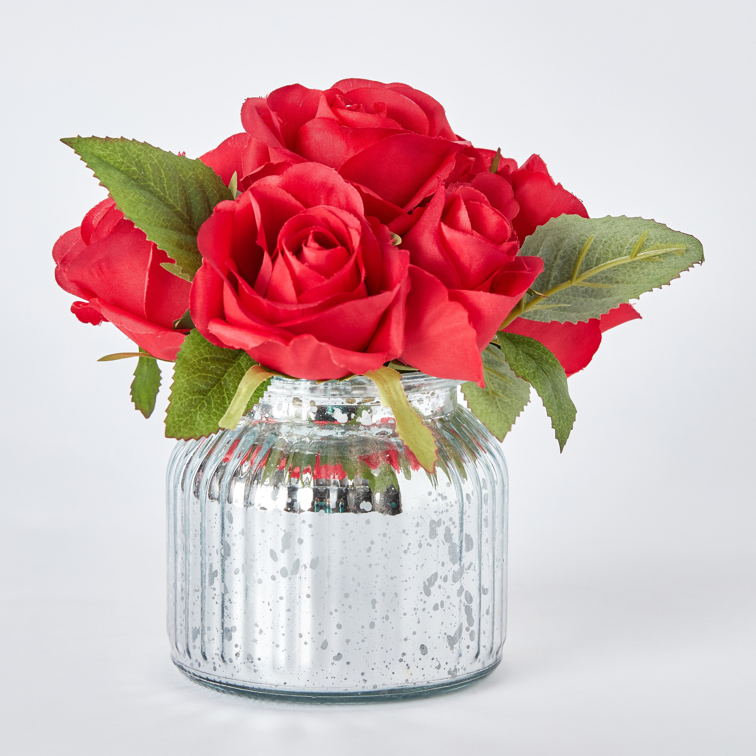 باقة ورد في إناء زجاجي من فلور - 18x18x10 سم-hbxdecorandfurnishings-homeaccessories-artificialflowersandplants-image-5
