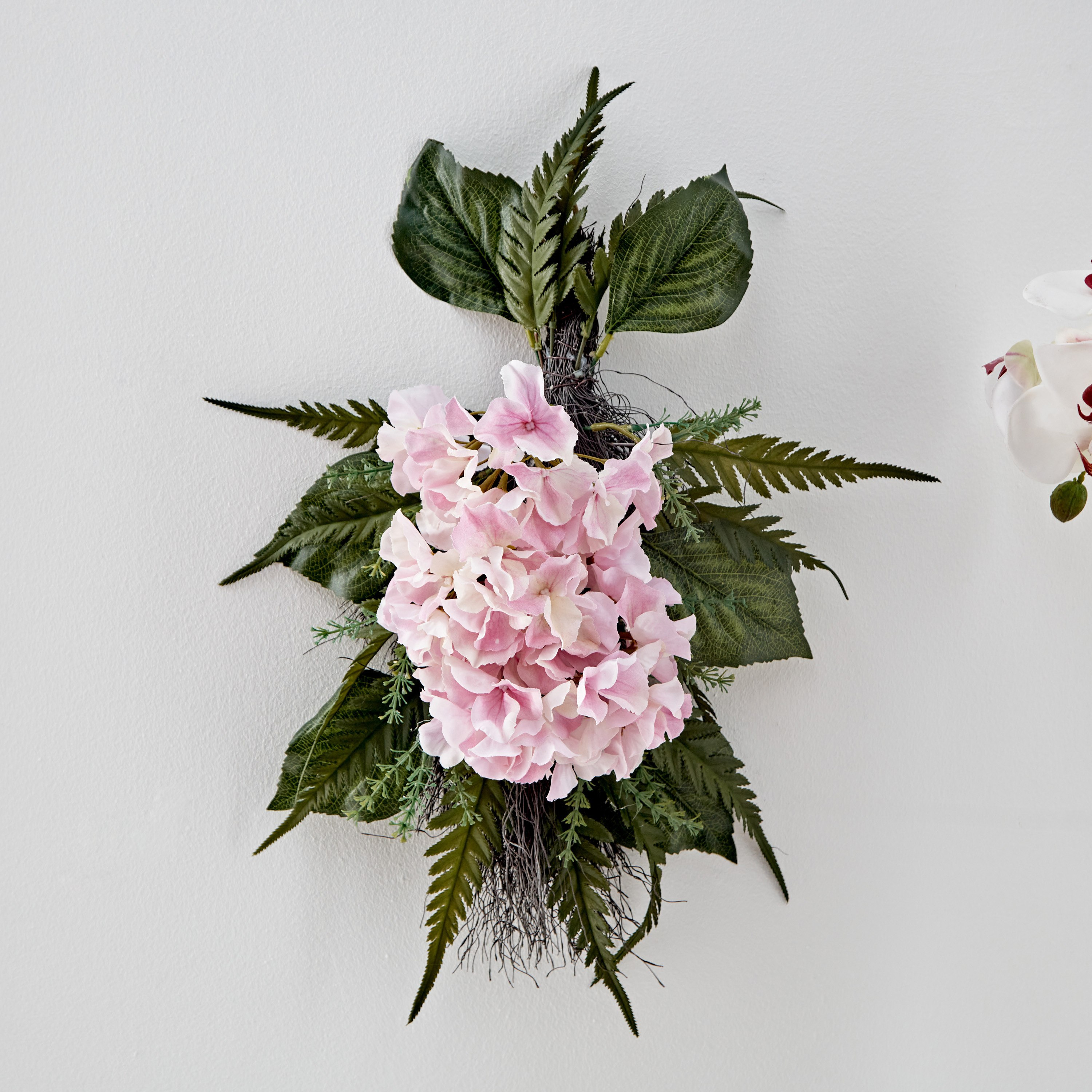 ديكور حائط هدرانج بلش من فلور - 20x8x38 سم-hbxdecorandfurnishings-homeaccessories-artificialflowersandplants-image-2