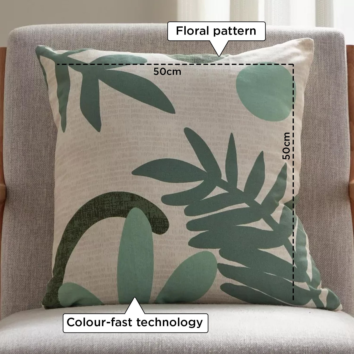 Nova Fauna Print Cushion Cover - 50x50 cm-hbxhomeware-cushionsandcovers-cushioncovers-image-8