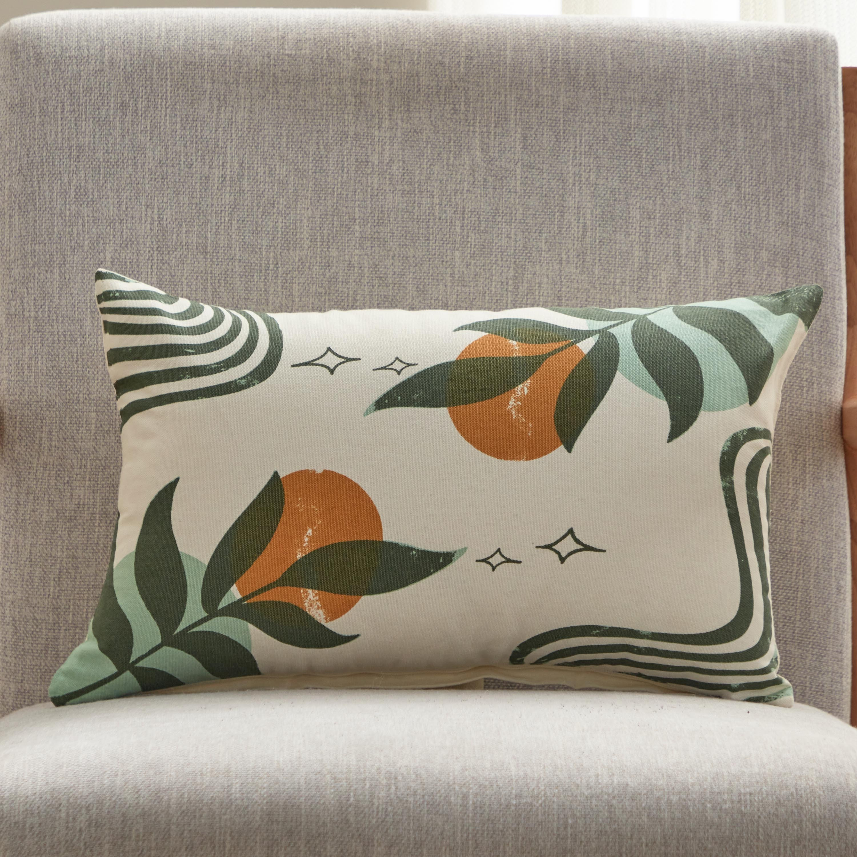 Nova Fauna Print Cushion Cover - 30x50 cm-hbxhomeware-cushionsandcovers-cushioncovers-image-1