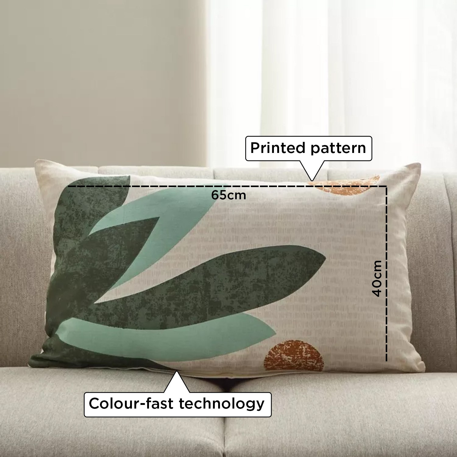 Nova Fauna Print Cushion Cover - 40x65 cm-hbxhomeware-cushionsandcovers-cushioncovers-image-8