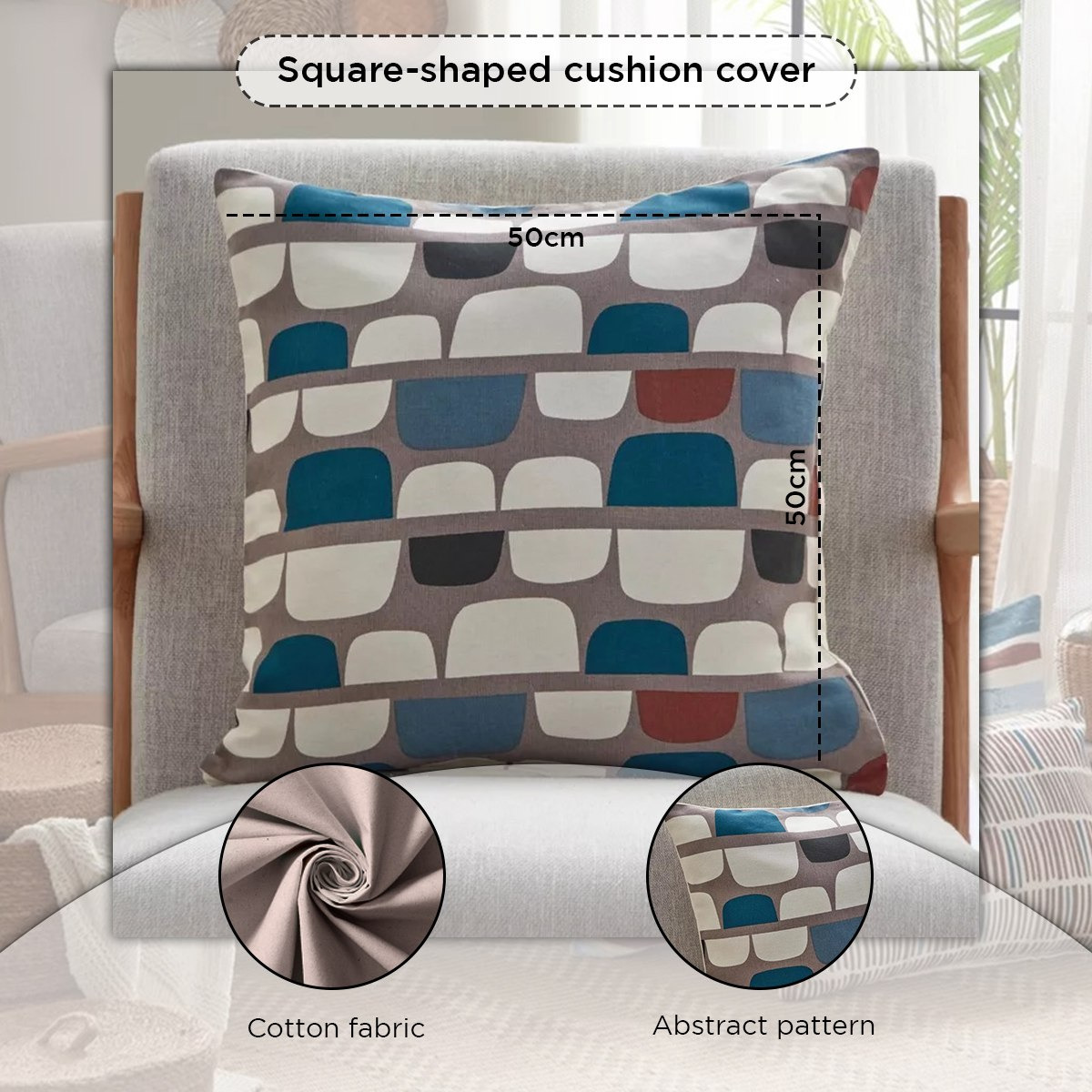 غطاء وسادة بطبعات من نوفا - 50x50 سم-hbxhomeware-cushionsandcovers-cushioncovers-image-8
