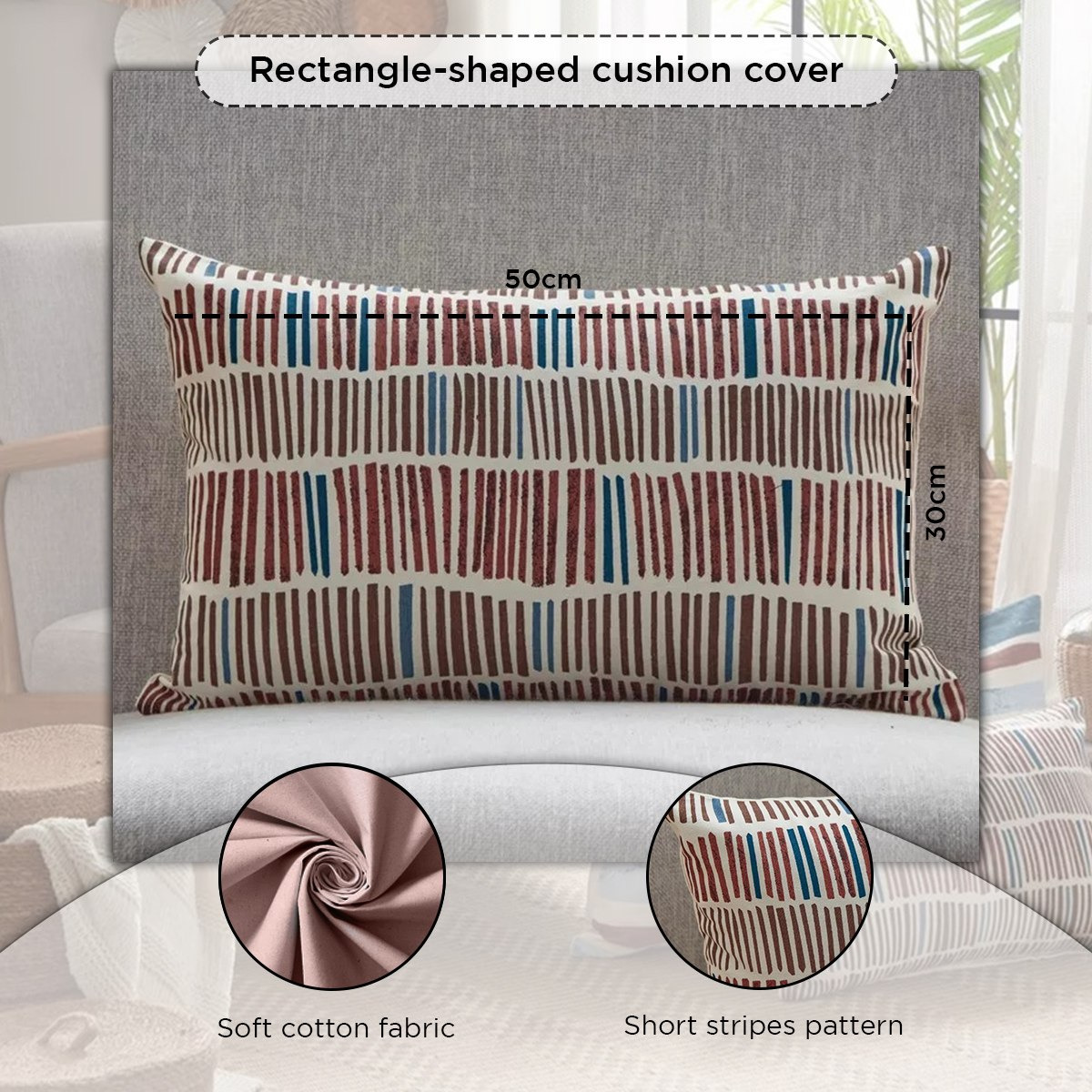 غطاء وسادة بطبعات من نوفا - 30x50 سم-hbxhomeware-cushionsandcovers-cushioncovers-image-8