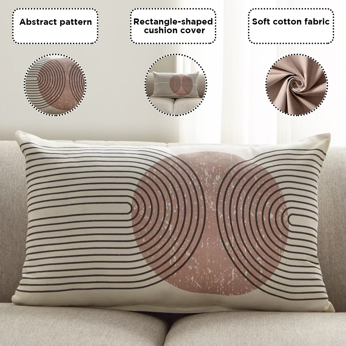 غطاء وسادة بطبعات من نوفا - 40x65 سم-hbxhomeware-cushionsandcovers-cushioncovers-image-7