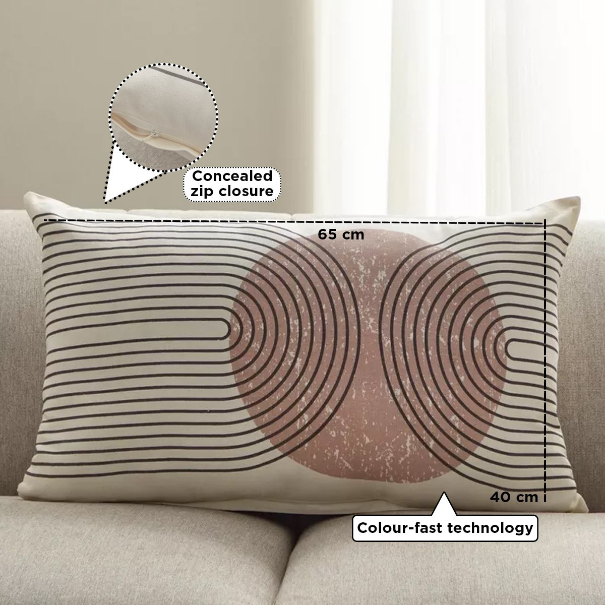 غطاء وسادة بطبعات من نوفا - 40x65 سم-hbxhomeware-cushionsandcovers-cushioncovers-image-8