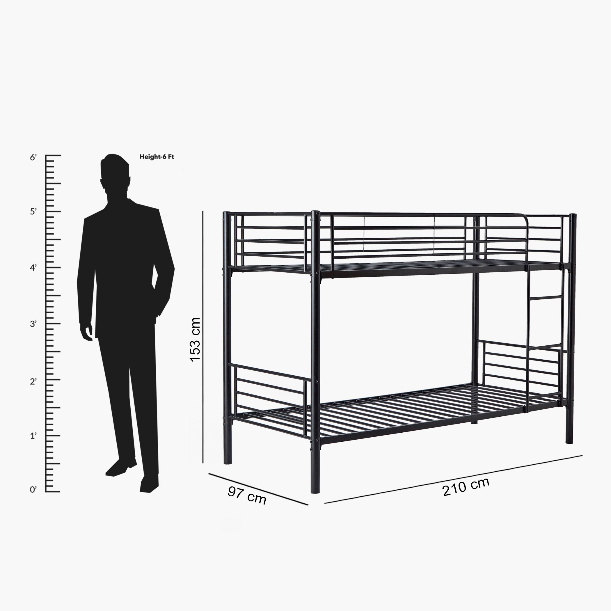 سرير فردي طابقين قابل للتحول - فانيلا من موڤو - 90x200 سم-hbxkidsandyouth-bedsandbedsets-bunkbeds-single-image-10