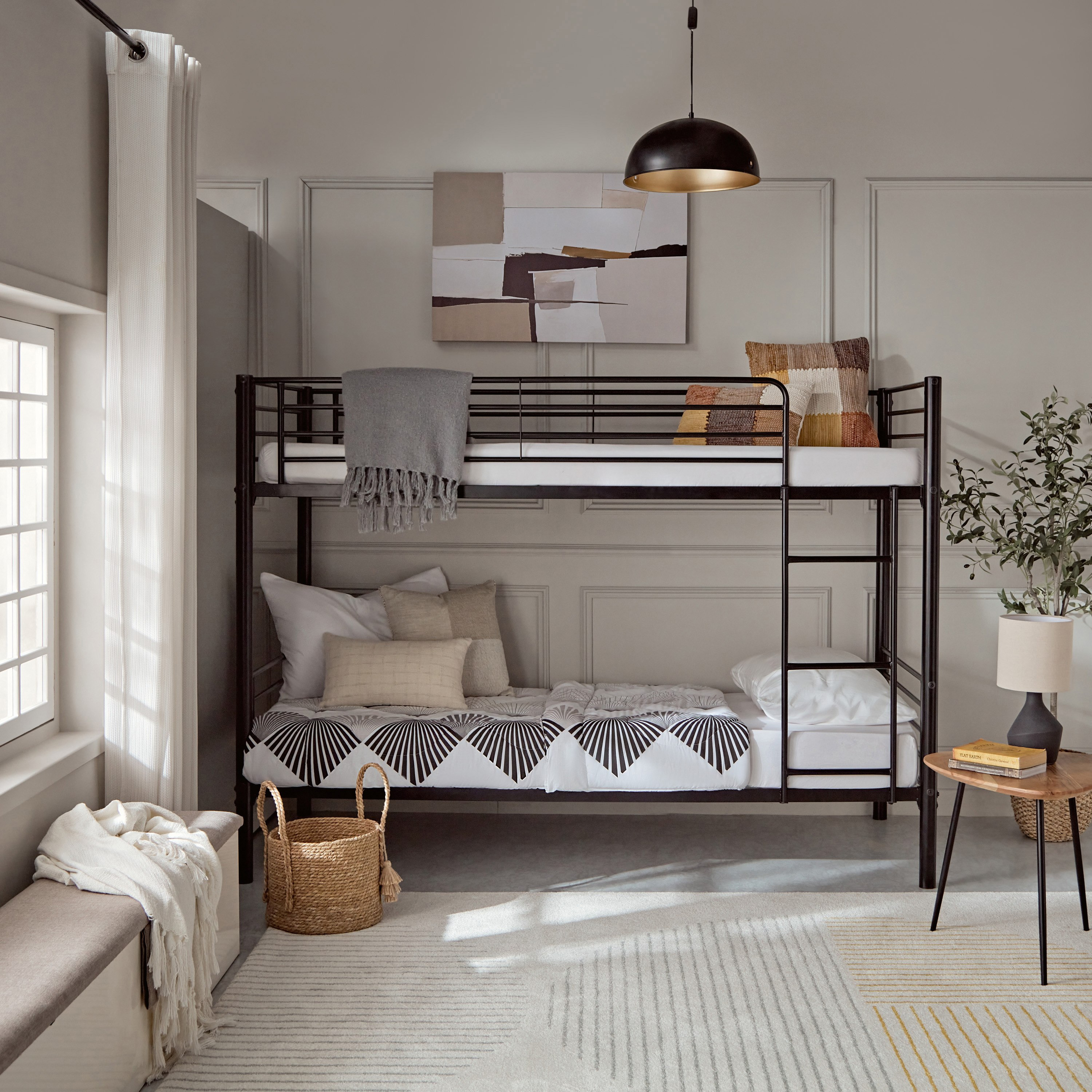 سرير فردي طابقين قابل للتحول - فانيلا من موڤو - 90x200 سم-hbxkidsandyouth-bedsandbedsets-bunkbeds-single-image-8