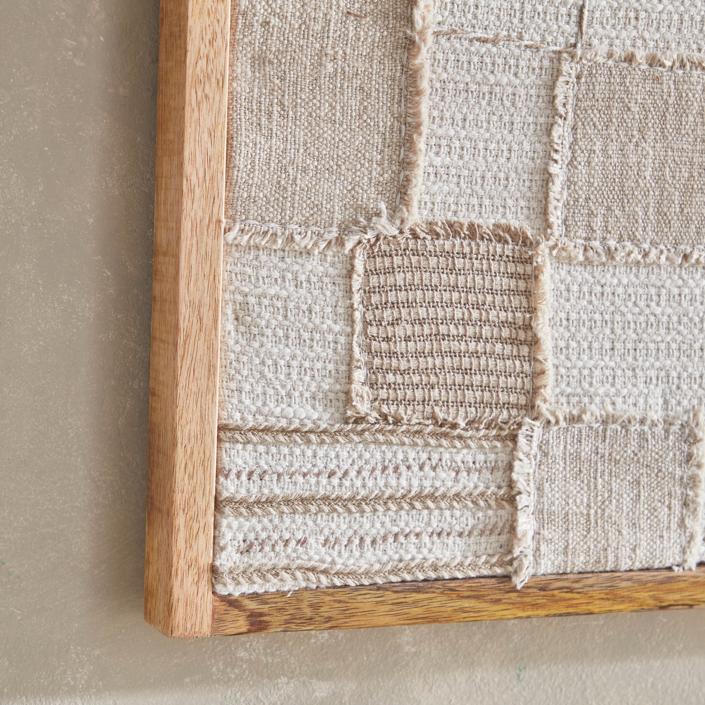 ديكور حائط تجريدي من القماش مزيّن بإطار ثلاثي الأبعاد من مير - 50x70 سم-hbxhomeware-hbxdecorandfurnishings-image-3