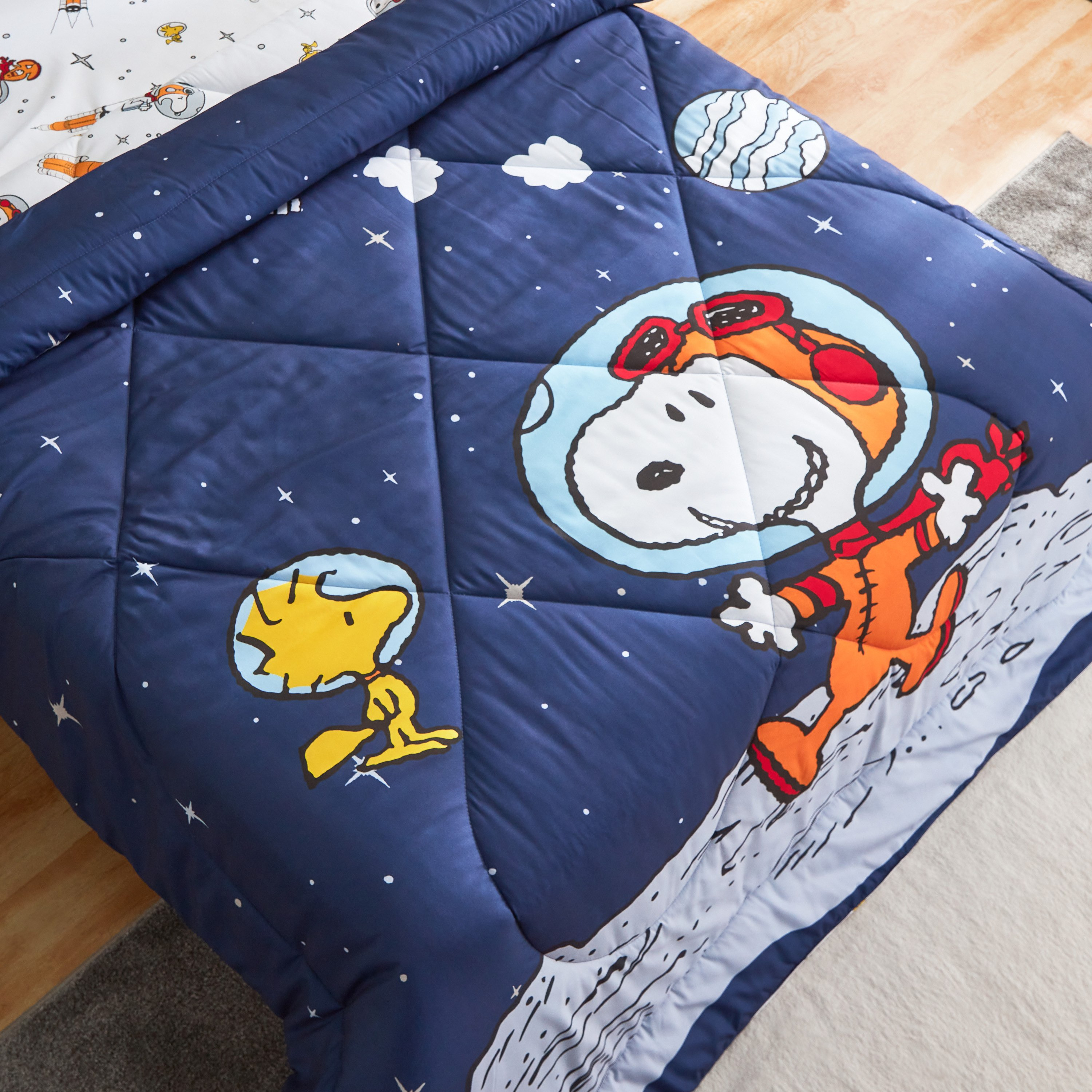 طقم لحاف مزدوج مع غطاء وسادة سنوبي بينت - قطعتين - 160x220 سم-hbxhomeware-hbxkidsandyouth-image-5