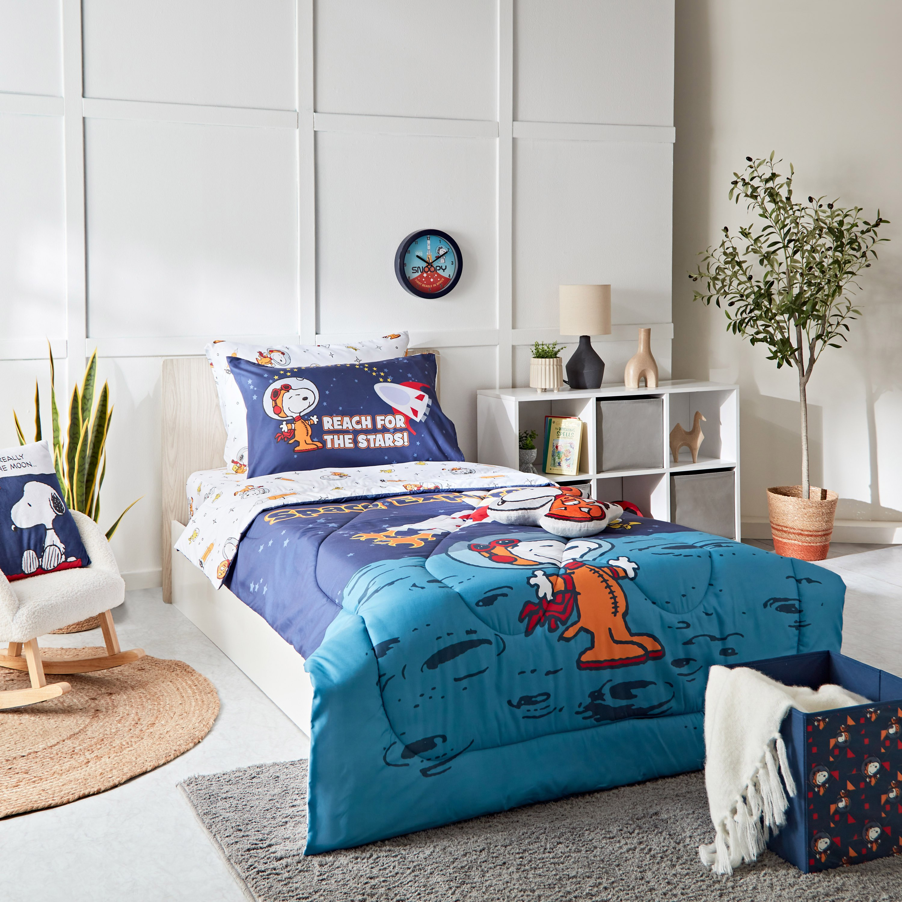 طقم لحاف فردي قطعتين سنوبي بينت سبيس إكسبلورر - 135x220 سم-hbxhomeware-hbxkidsandyouth-image-8
