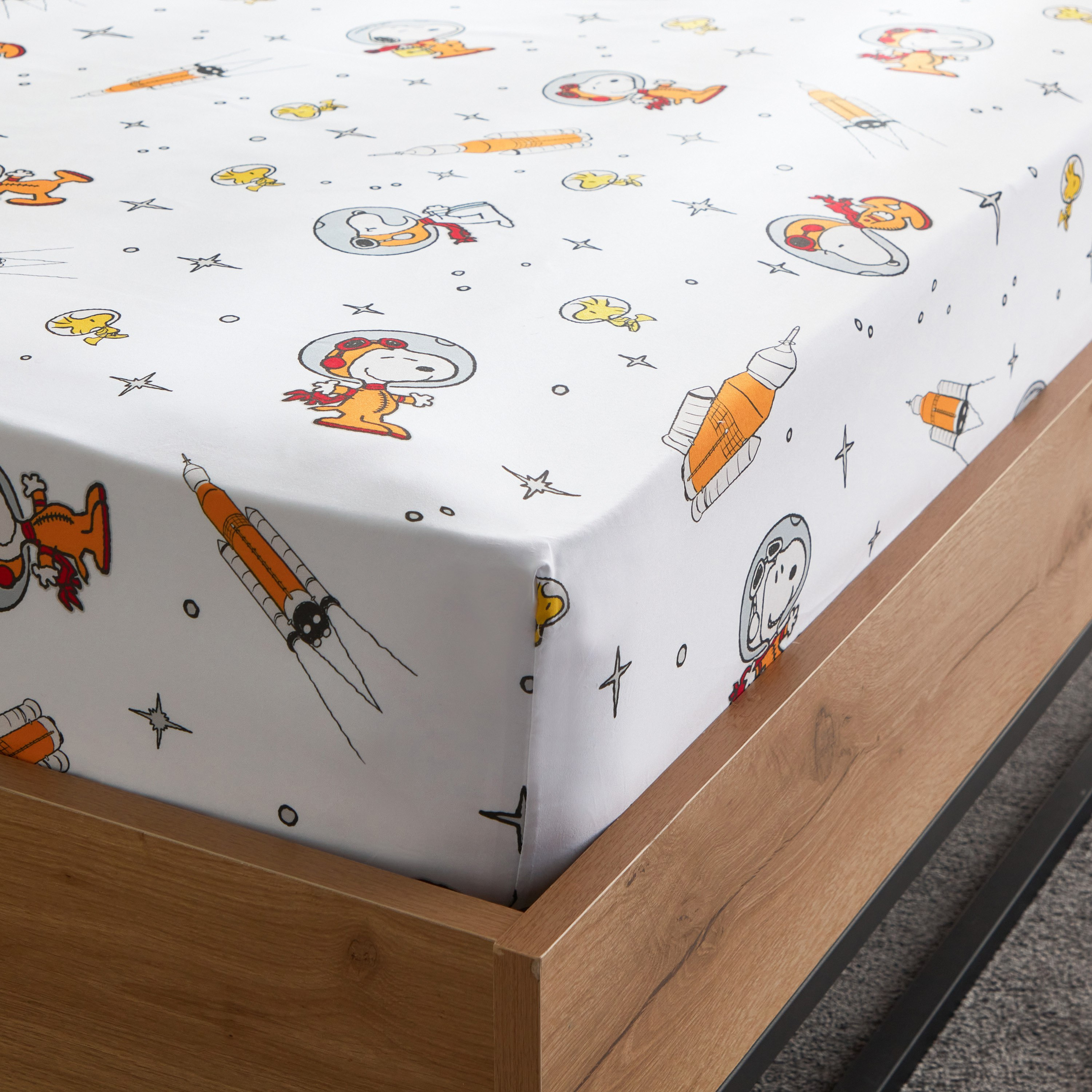 شرشف مطّاطي توين بتصميم سنوبي - 120x200+25 سم-hbxhomeware-hbxkidsandyouth-image-5