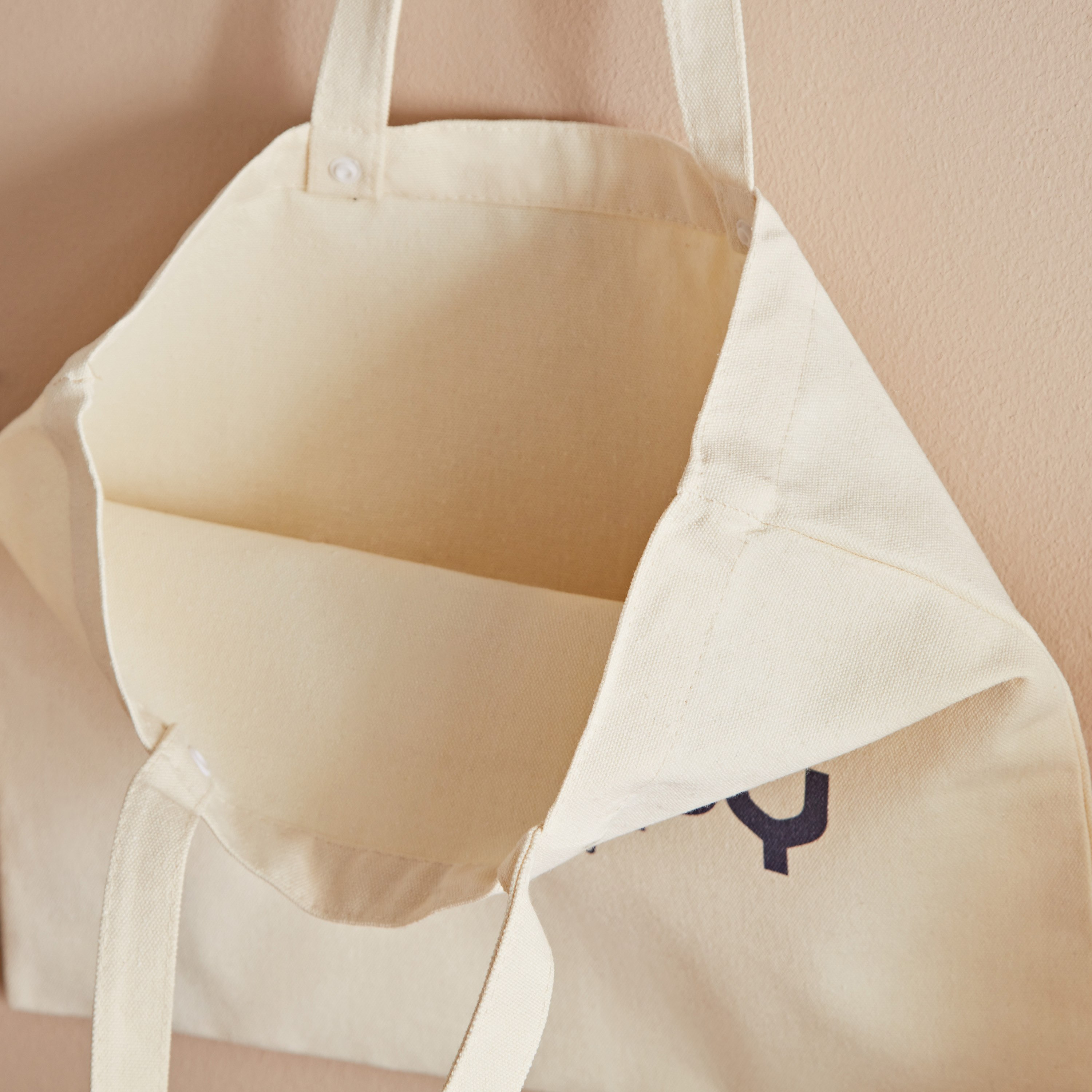 Snoopy Peanut Cotton Canvas Shopping Bag - 34x39 cm-hbxhomeware-hbxkidsandyouth-image-3