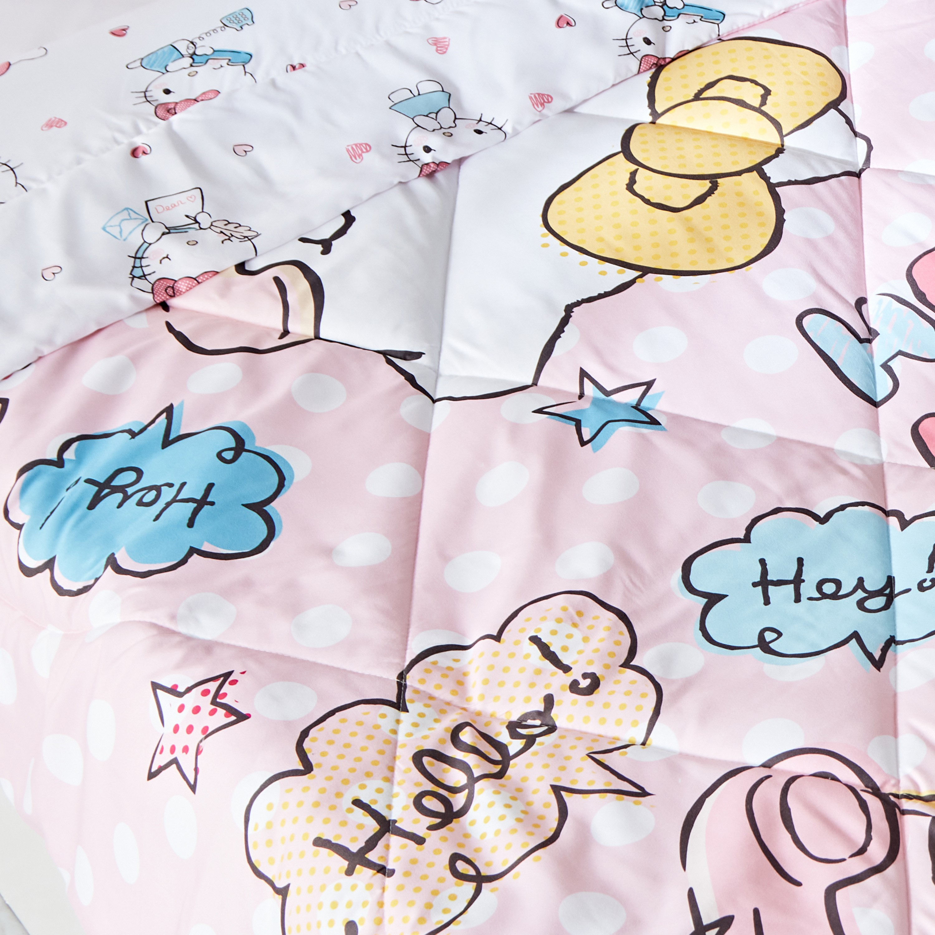 Hello Kitty 2-Piece Single Comforter Set - 135x220 cm-hbxhomeware-hbxkidsandyouth-image-5