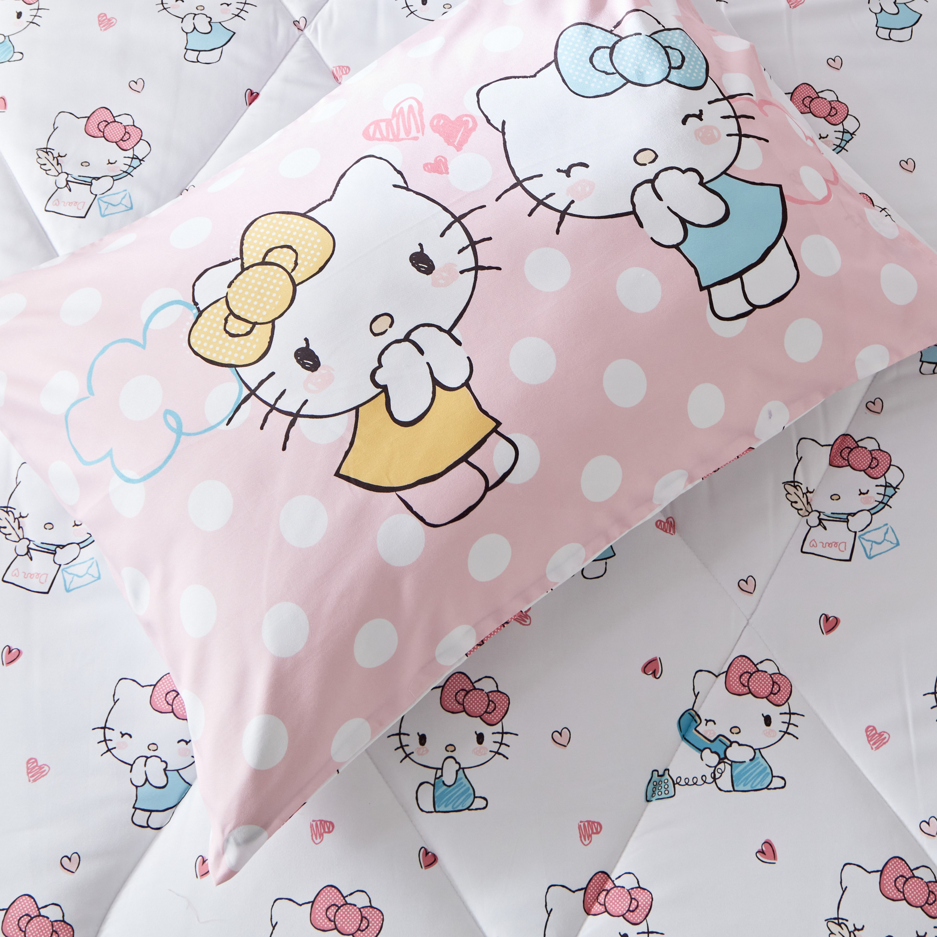 Hello Kitty 2-Piece Single Comforter Set - 135x220 cm-hbxhomeware-hbxkidsandyouth-image-7