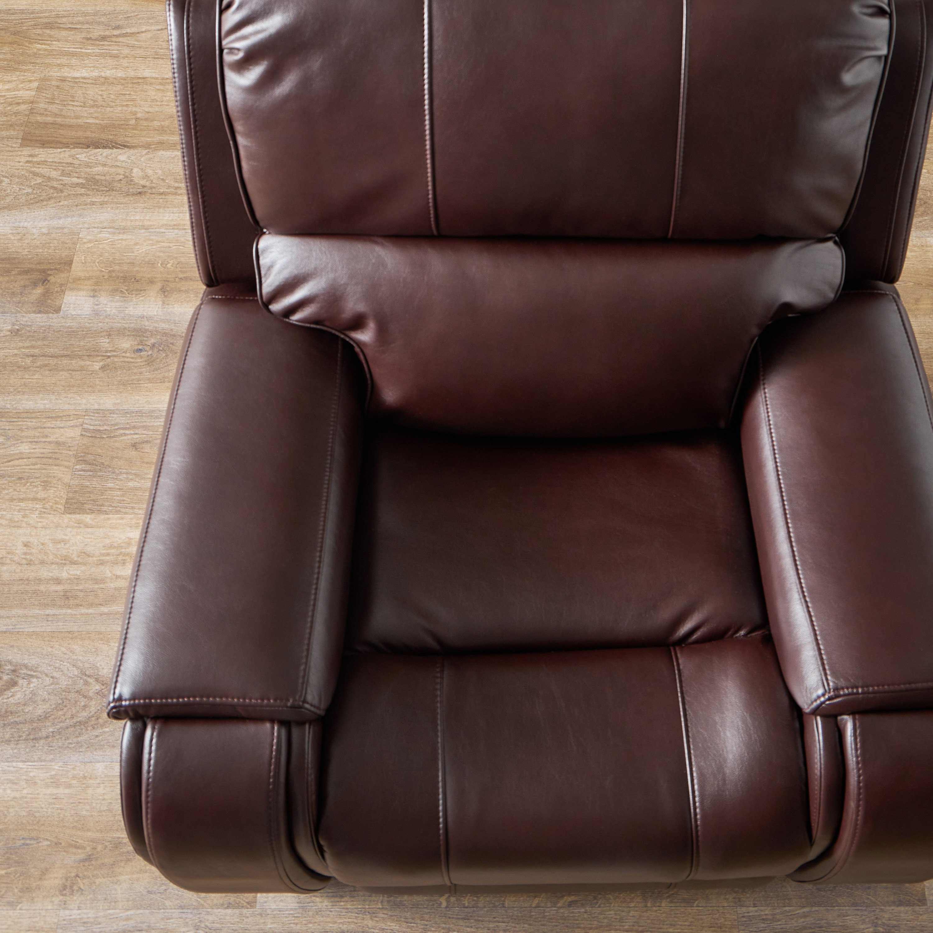 Brantford Dual Electric Power Armchair Faux Leather Recliner with Headrest-hbxfurniture-sofasandarmchairs-reclinersofas-image-17