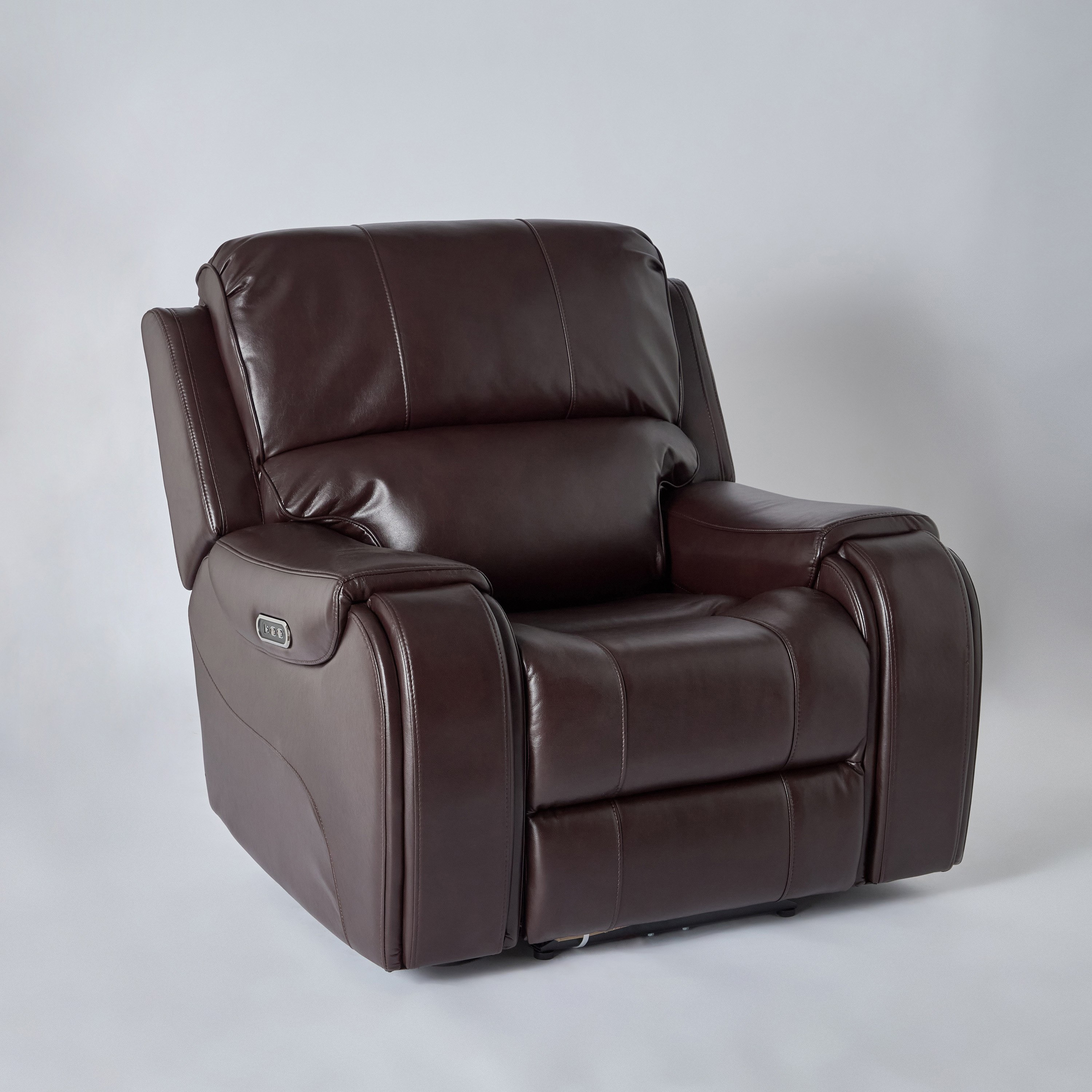 Brantford Dual Electric Power Armchair Faux Leather Recliner with Headrest-hbxfurniture-sofasandarmchairs-reclinersofas-image-19
