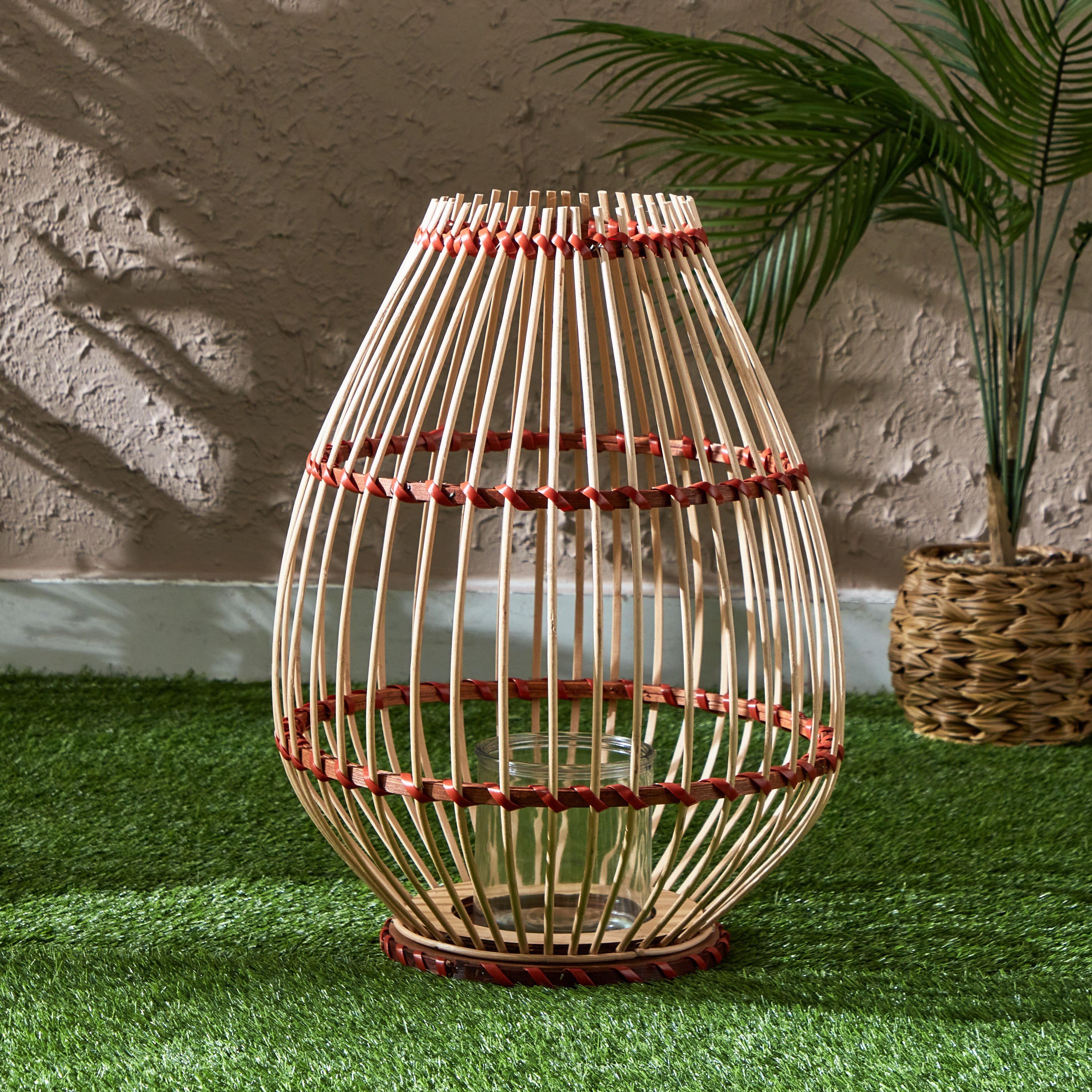 Vera-Deckar Bamboo and Wooden Lantern with Glass Votive-PROMO_HB_AE_B2G2_011025-image-2