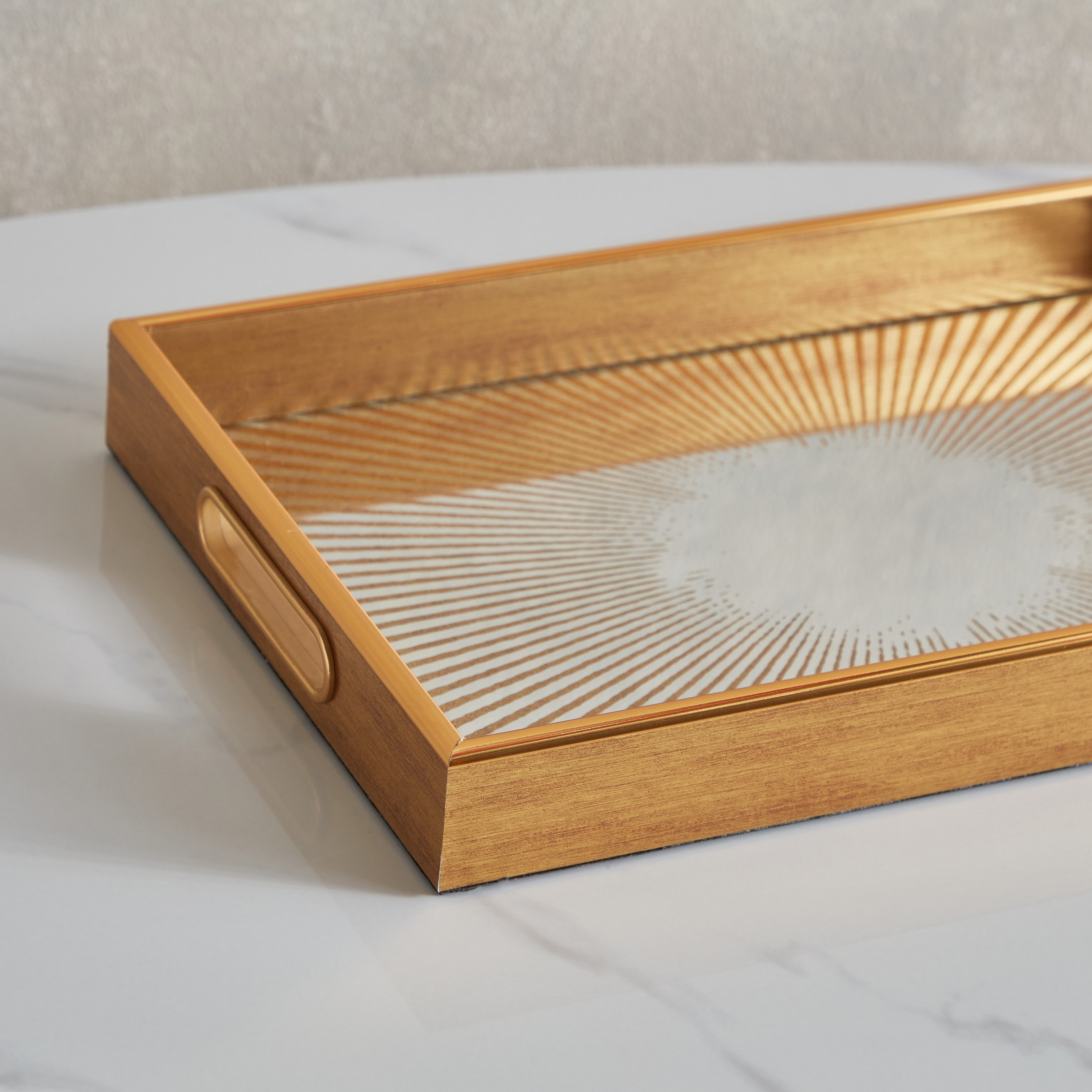 صينية مستطيلة زجاج بطبعات وتشطيب مشرق من كارلا- 25x40x4.5 سم-hbxhomeware-hbxdecorandfurnishings-image-3