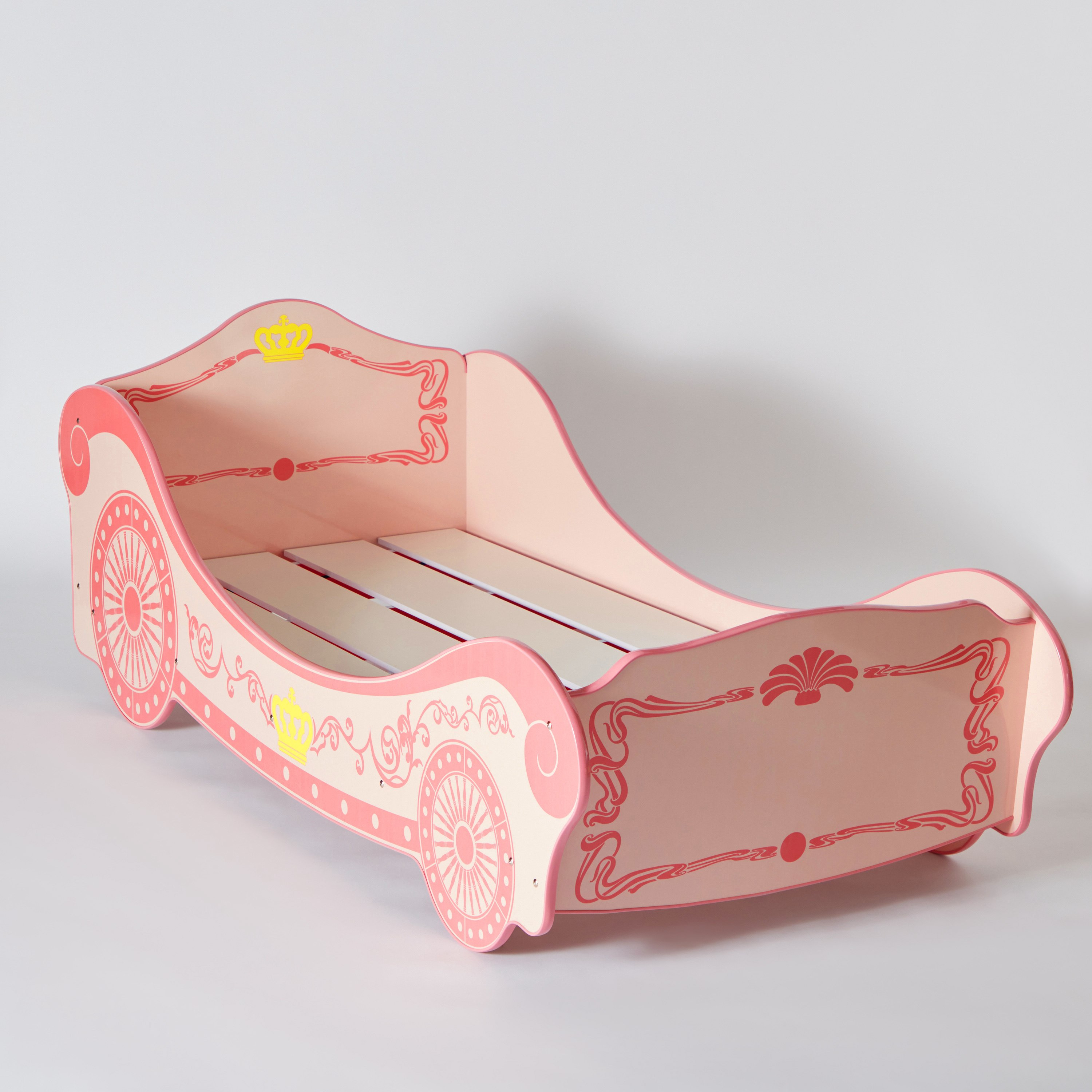 Chariot Carriage Single Car Bed - 90x190 cm-hbxfurniture-bedsandbedsets-beds-single-image-11