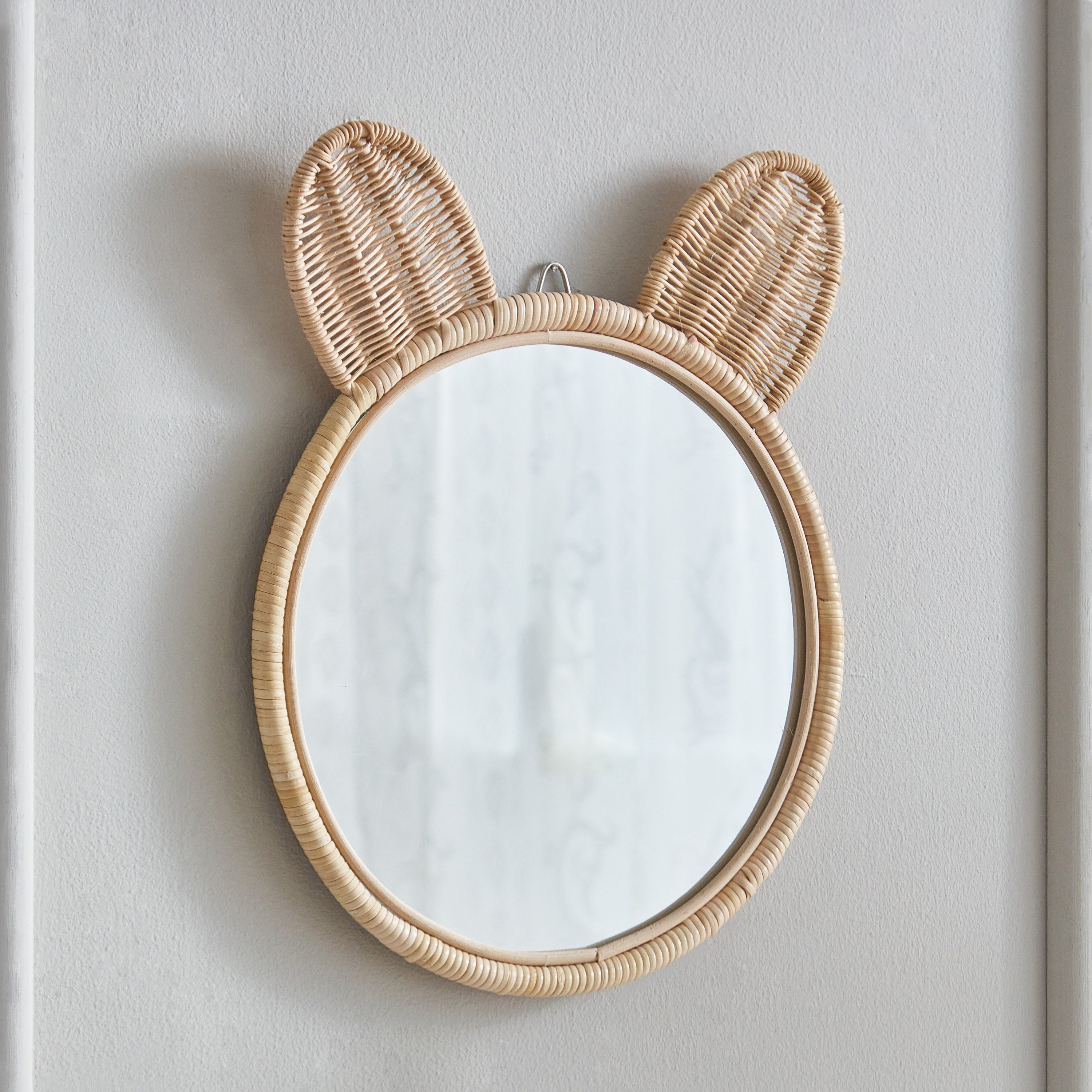 مرآة خوص من بلايلاند - 32x32x2 سم-hbxkidsandyouth-walldecor-mirrors-image-1
