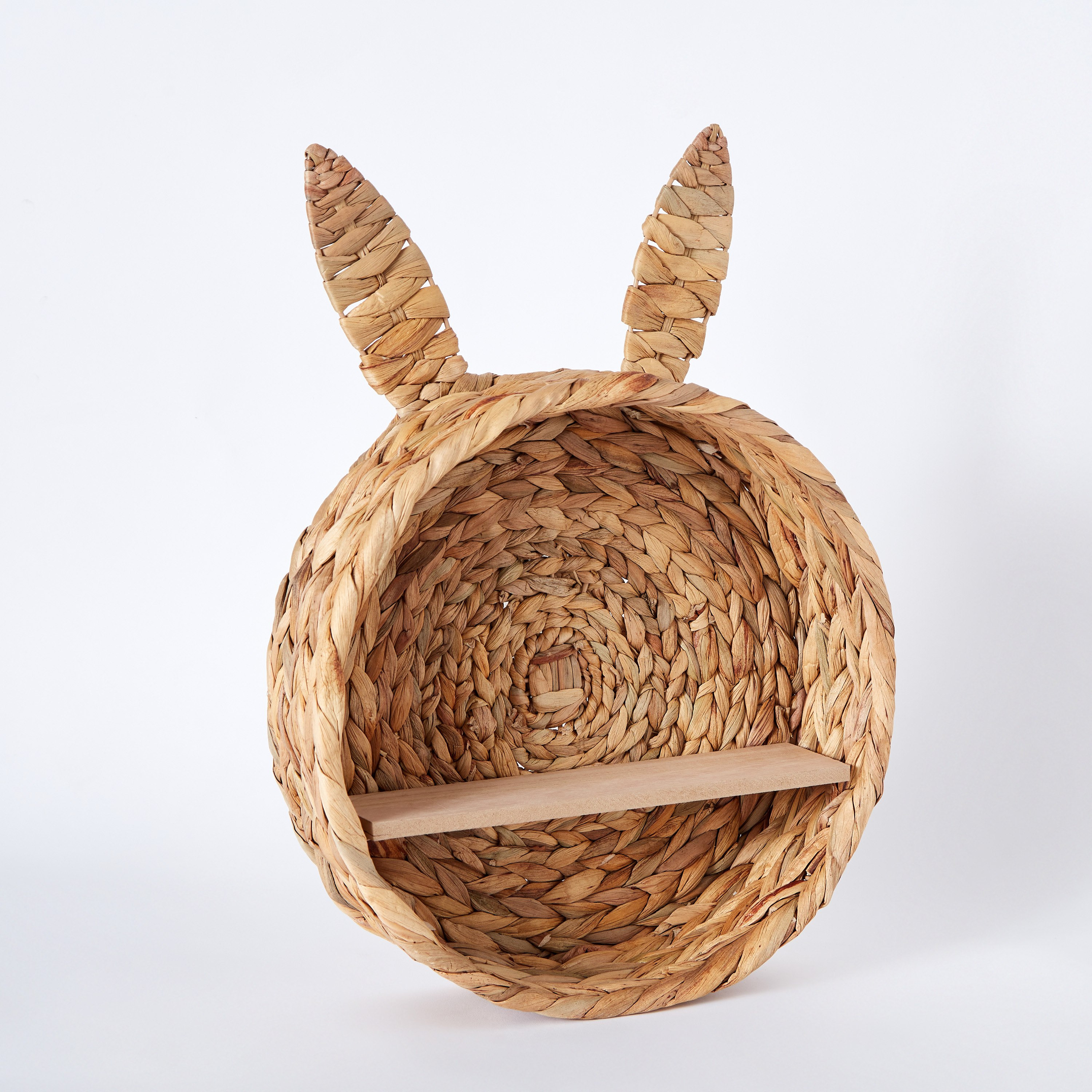 Playland Rabbit Water Hyacinth Wall Shelf - 36x36x9 cm-hbxhomeware-hbxkidsandyouth-image-6