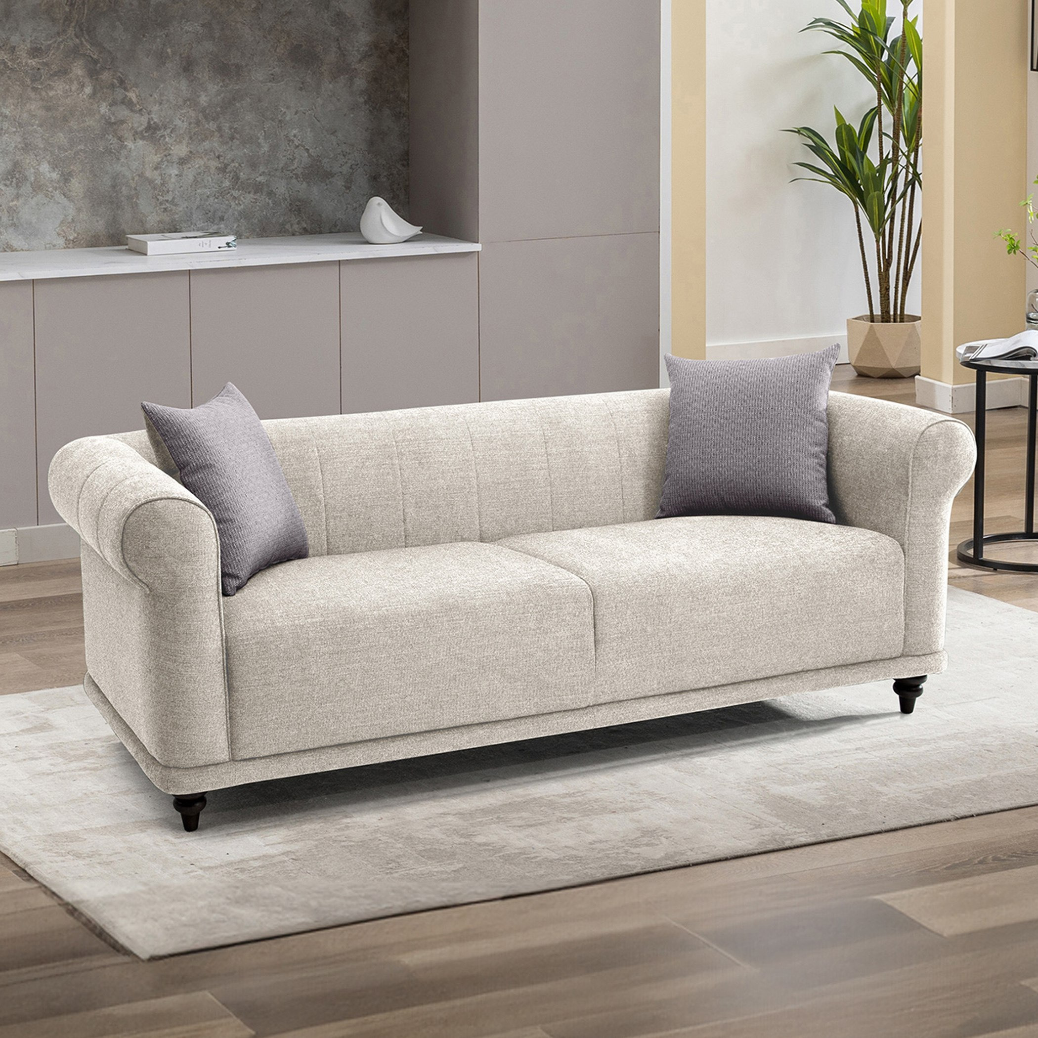 Oshawa 3-Seater Fabric Sofa with 2 Cushions-hbxlivingroom-sofasandarmchairs-sofas-image-1