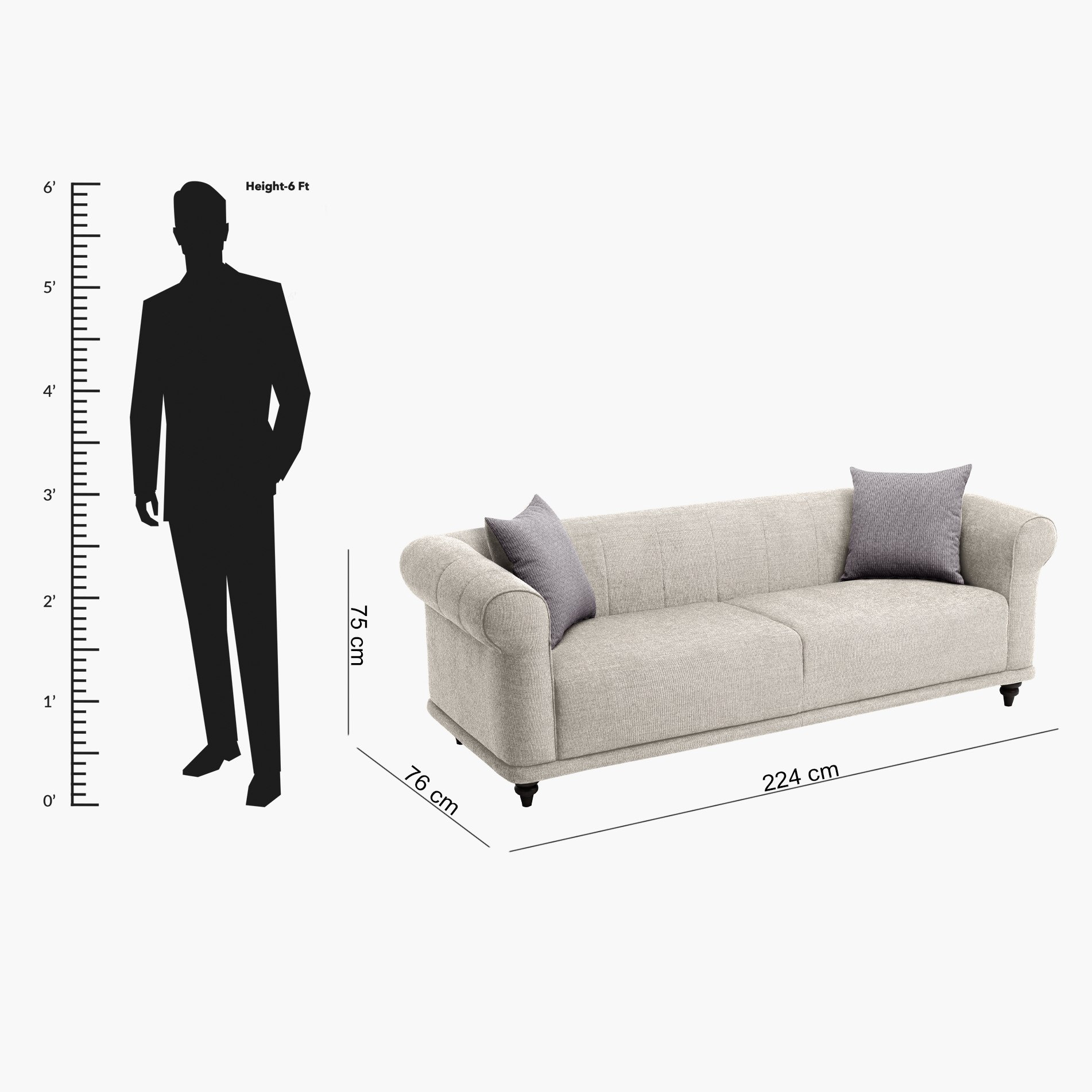 Oshawa 3-Seater Fabric Sofa with 2 Cushions-hbxlivingroom-sofasandarmchairs-sofas-image-10