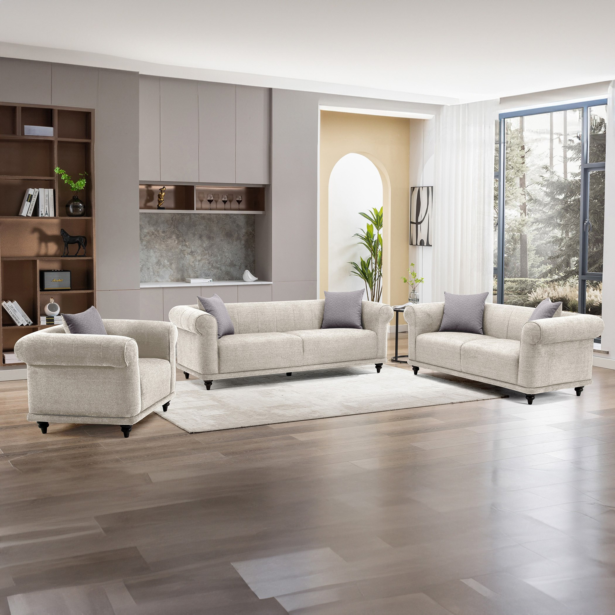 Oshawa 2-Seater Fabric Sofa with 2 Cushions-hbxlivingroom-sofasandarmchairs-sofas-image-10