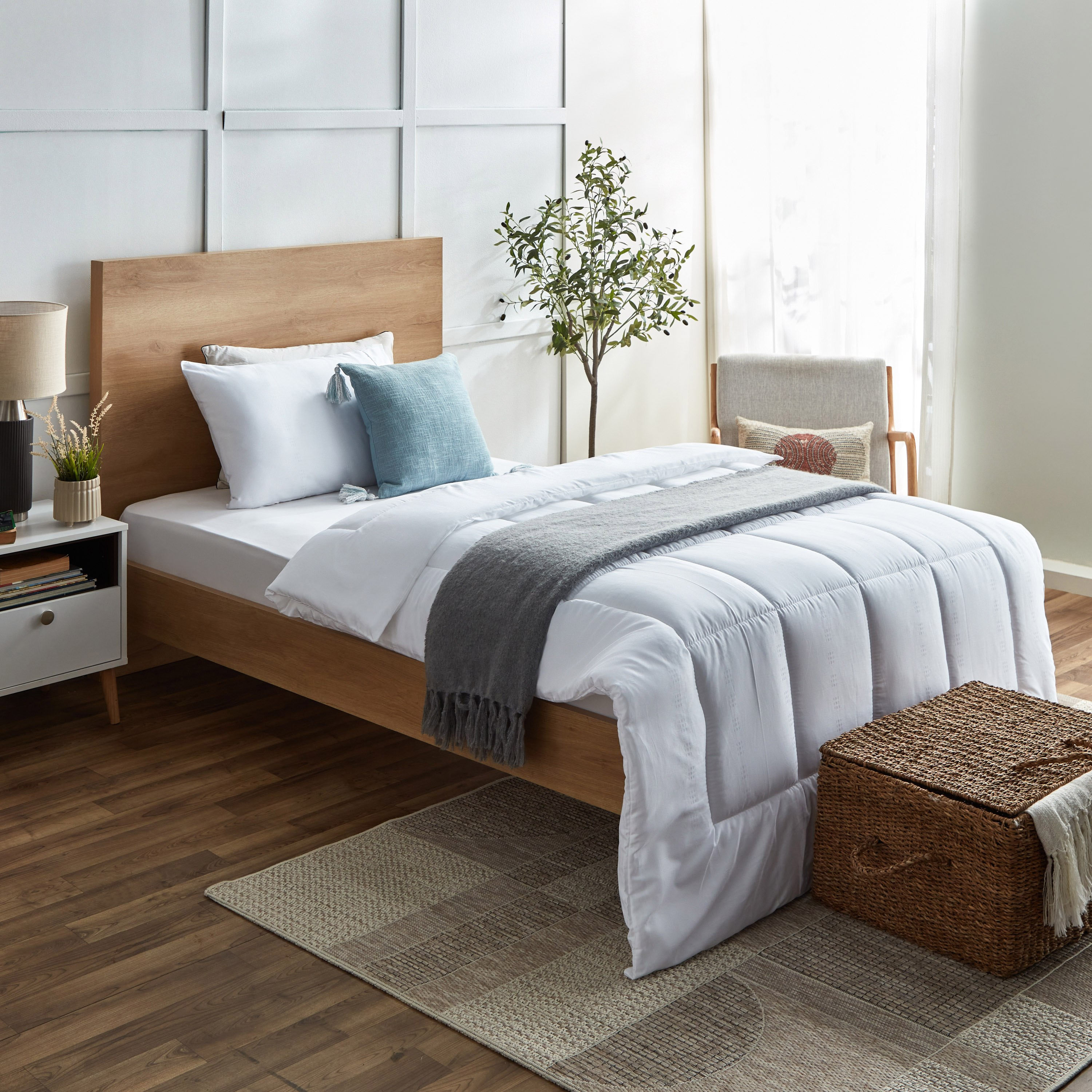 Horten 2-Piece Twin Dobby Satin Comforter Set - 150x220 cm-PROMO_HB_AE_B2G2_011025-image-6