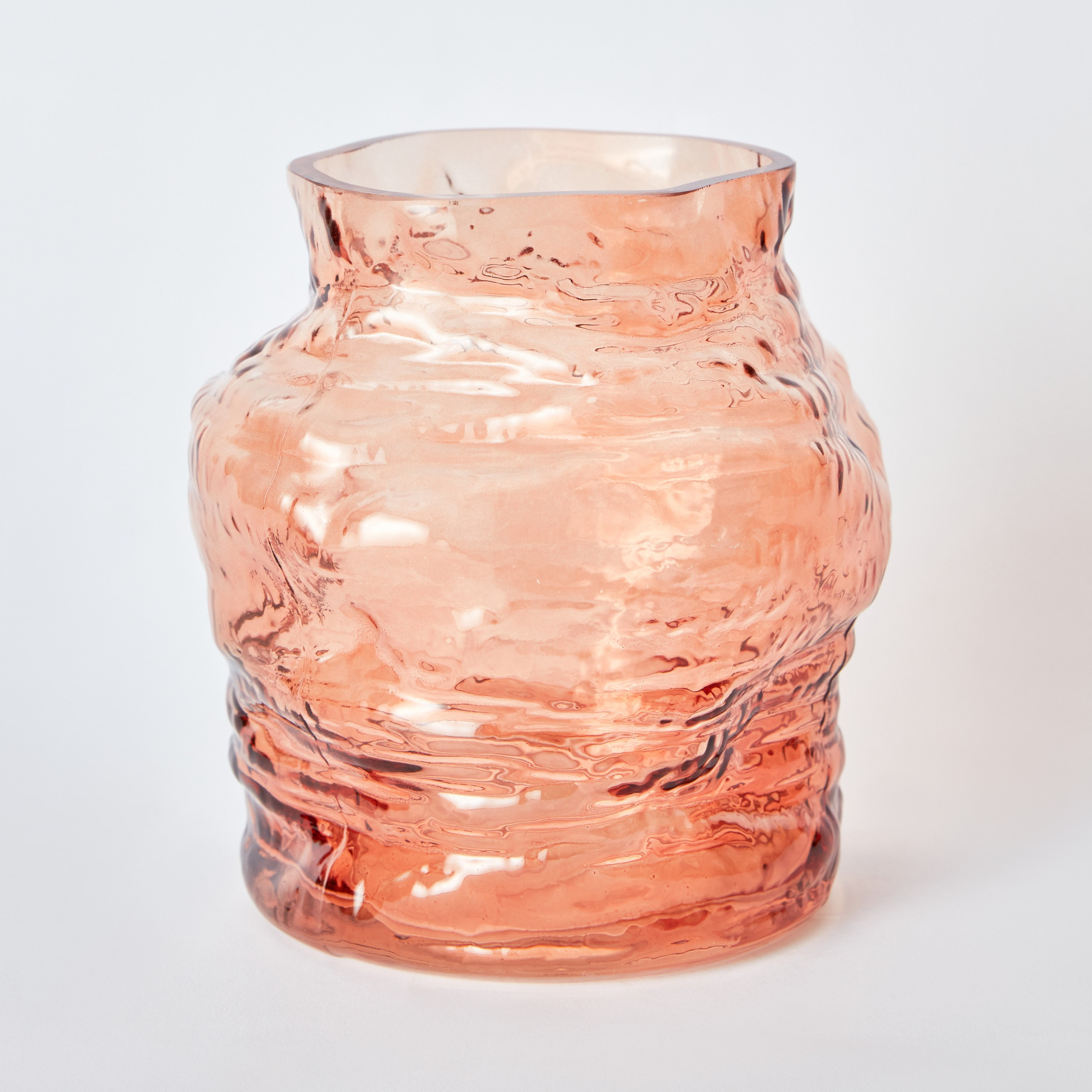 Adro Organic Handmade Amber Glass Vase - 17x17x17 cm-hbxbedroom-decorandaccessories-vases-image-6