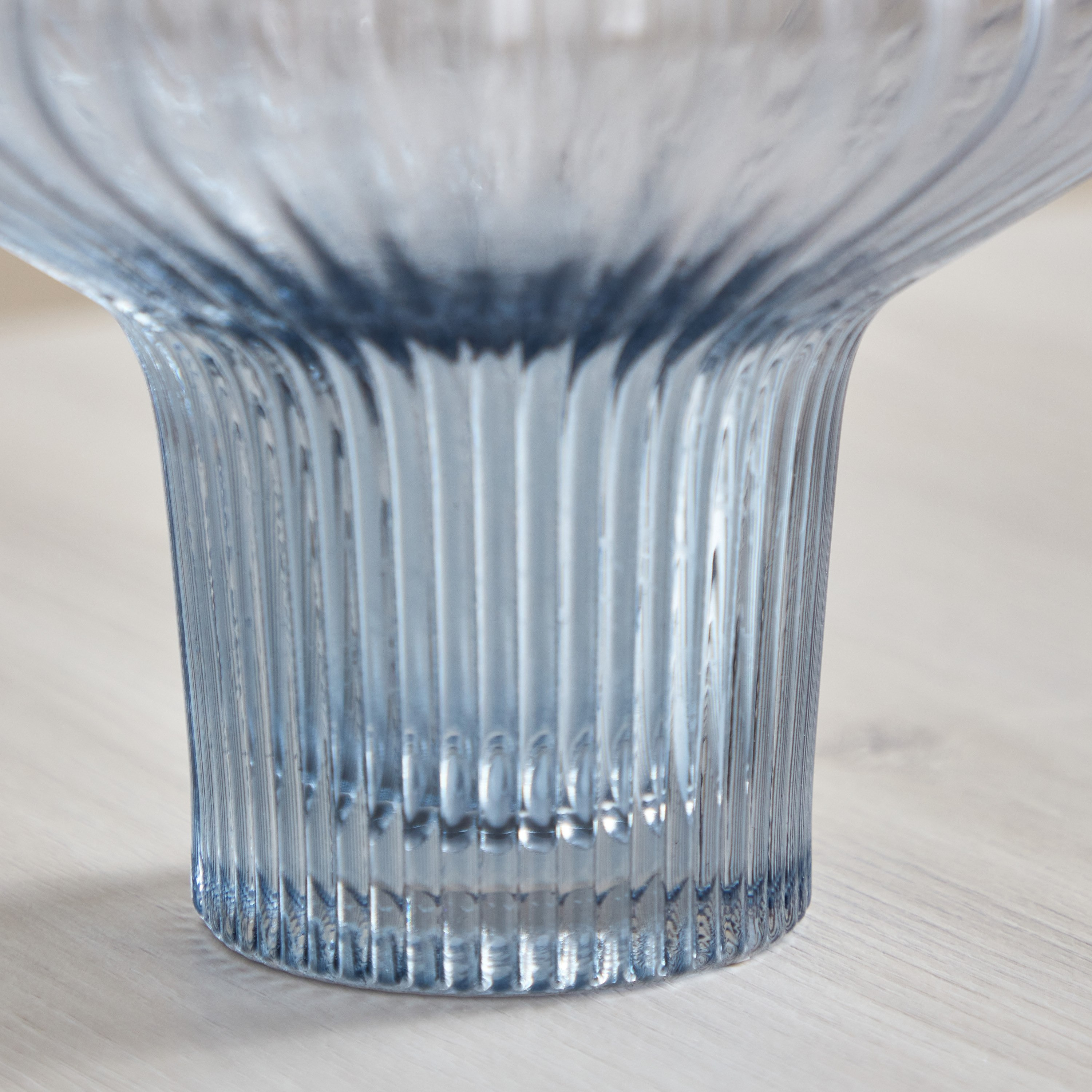 Adro Ribbed Dual Tealight Holder - 17.5x17.5x15 cm-hbxlivingroom-decorandaccessories-candleholders-image-4