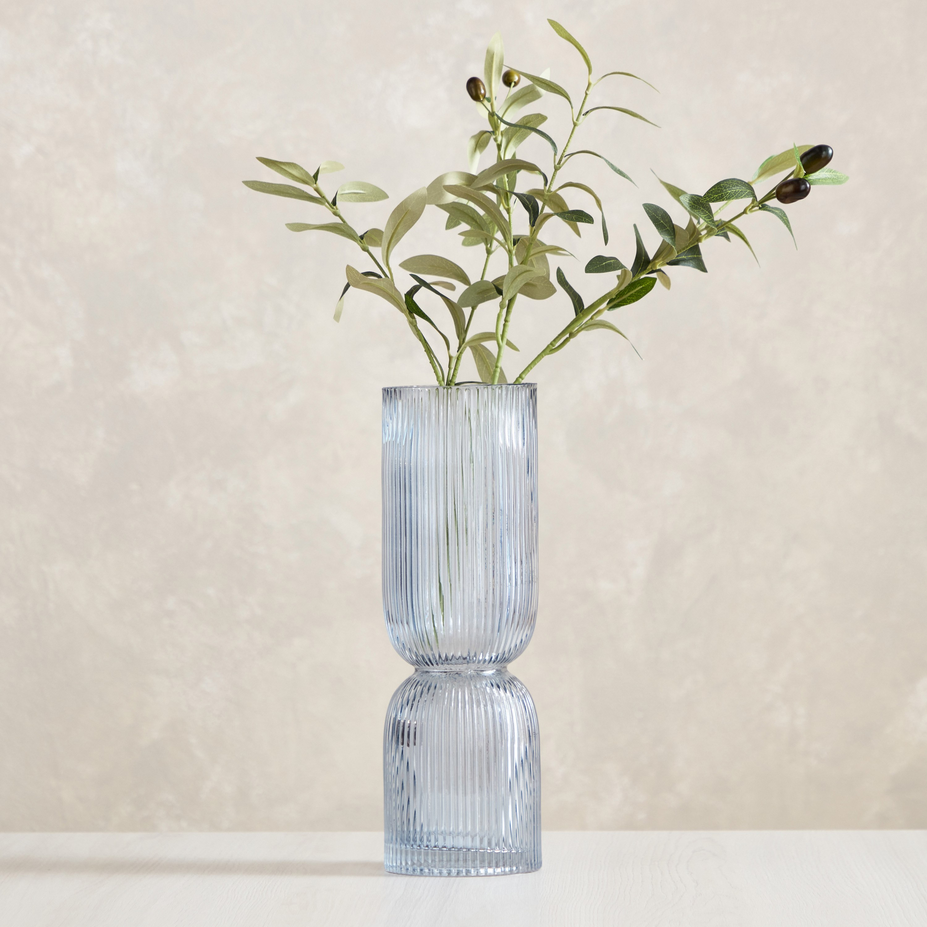 مزهرية زجاج مضلعة من أدرو - 10x10x32 سم-hbxbedroom-decorandaccessories-vases-image-1