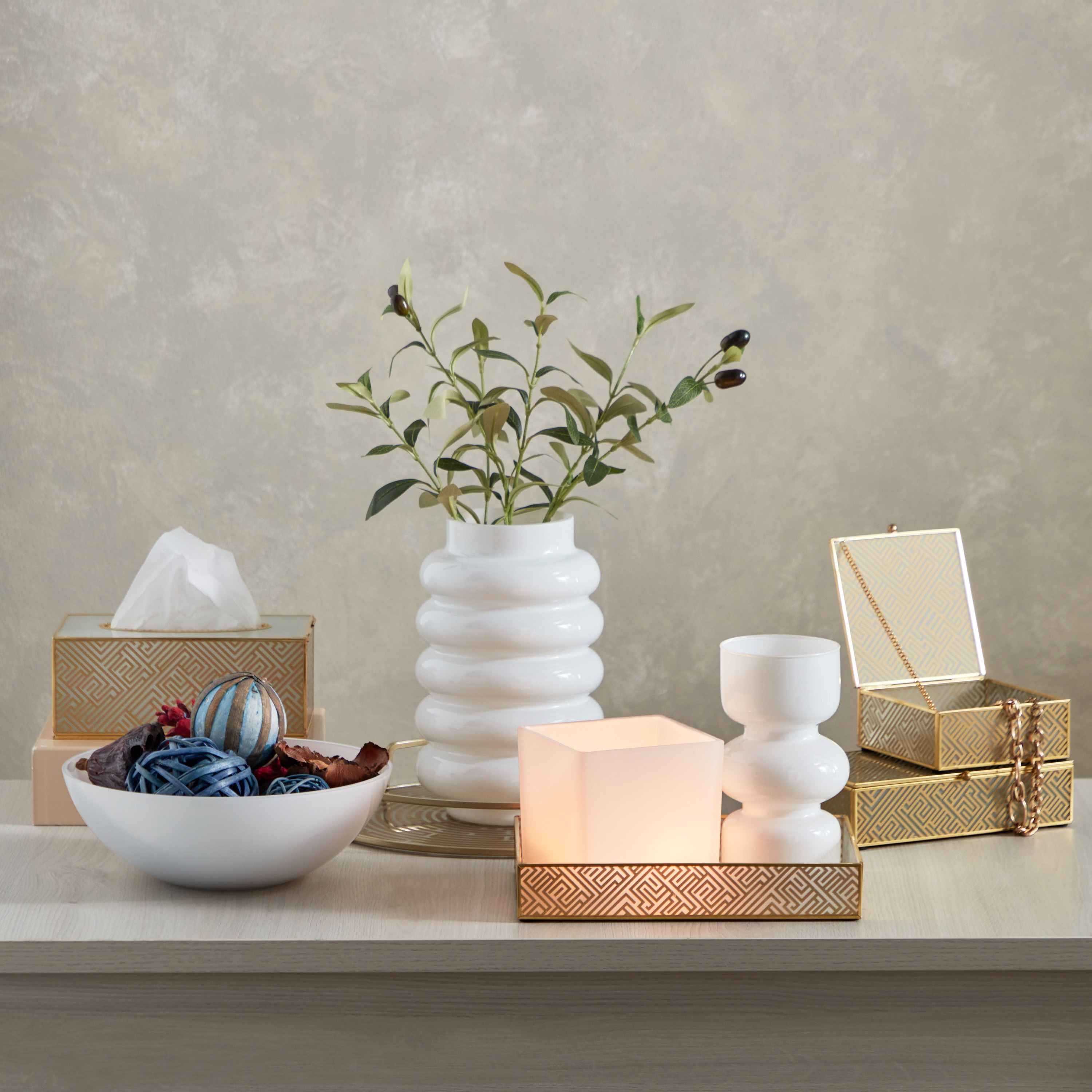 وعاء ديكور زجاج معتم من أدرو - 25x25x8.5 سم-hbxdecorandfurnishings-homeaccessories-bowls-image-5